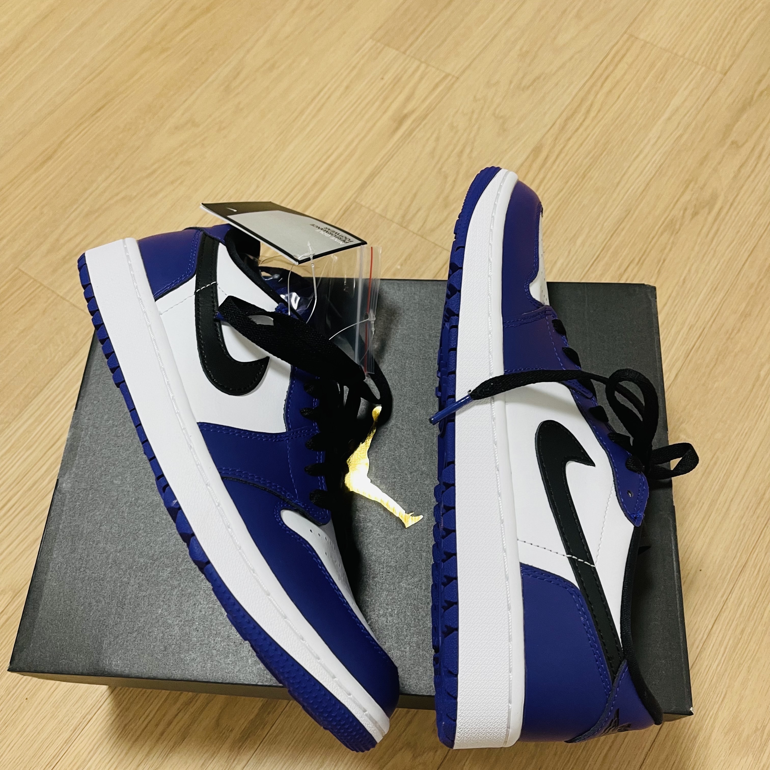 Jordan 1 Low Golf Court Purple 착용 스타일 - 4