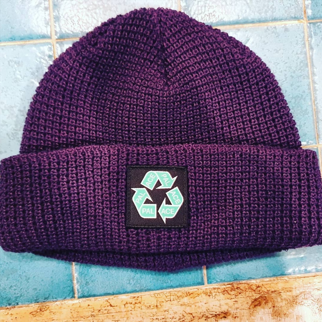Palace P-Cycle Beanie Black - 21SS 착용 스타일
