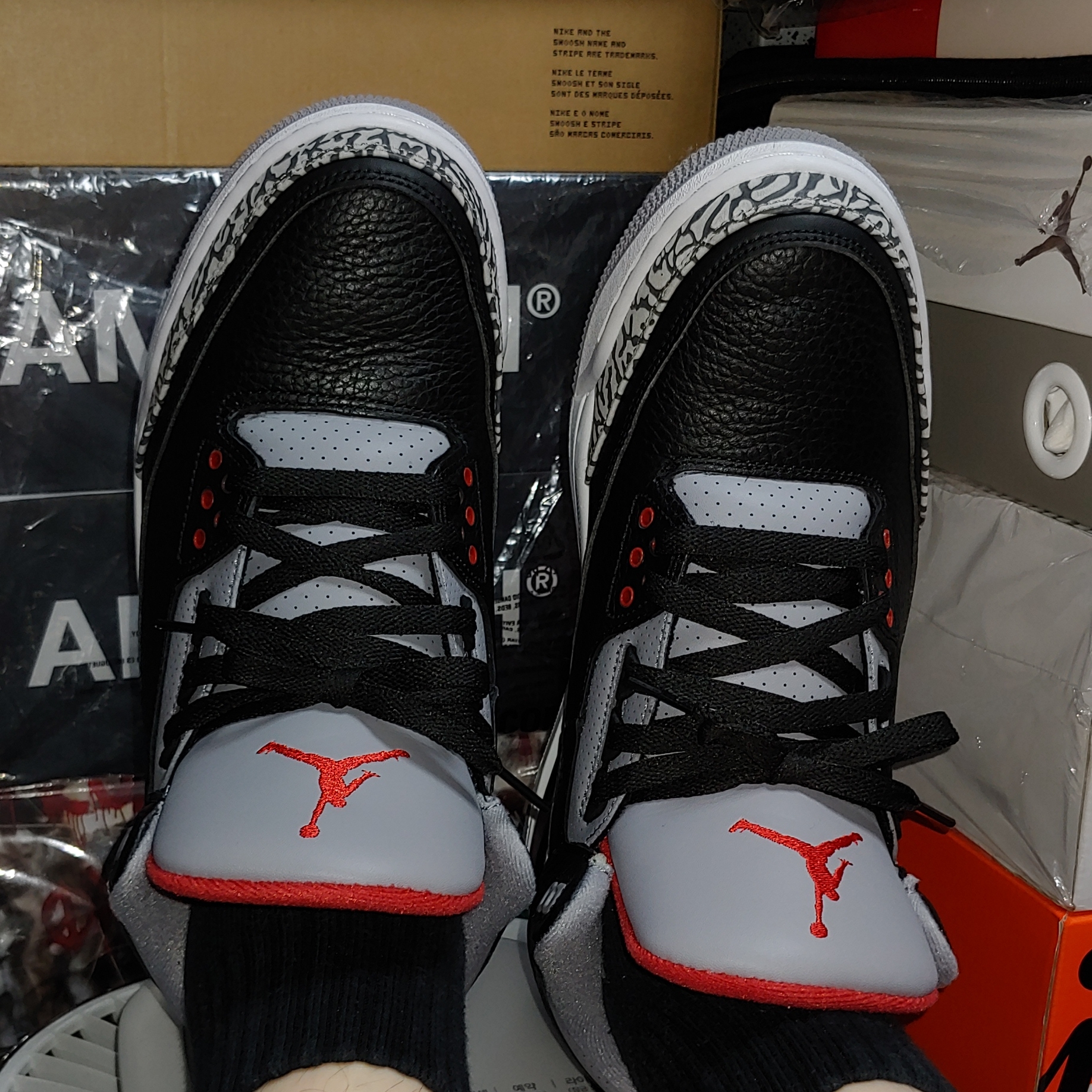 Jordan 3 Retro OG Black Cement 2018 착용 스타일