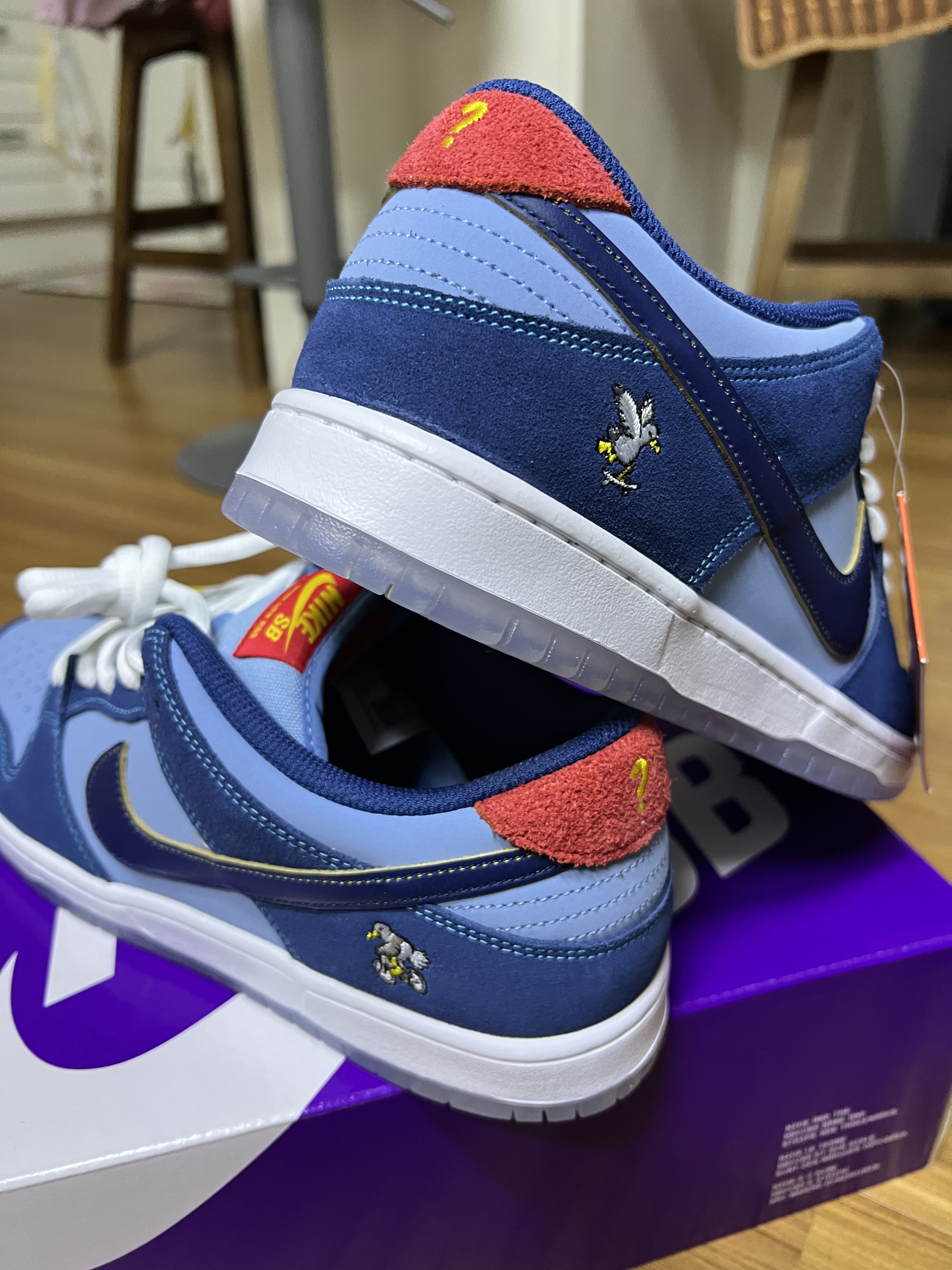 Nike x Why So Sad? SB Dunk Low Pro Coastal Blue 착용 스타일
