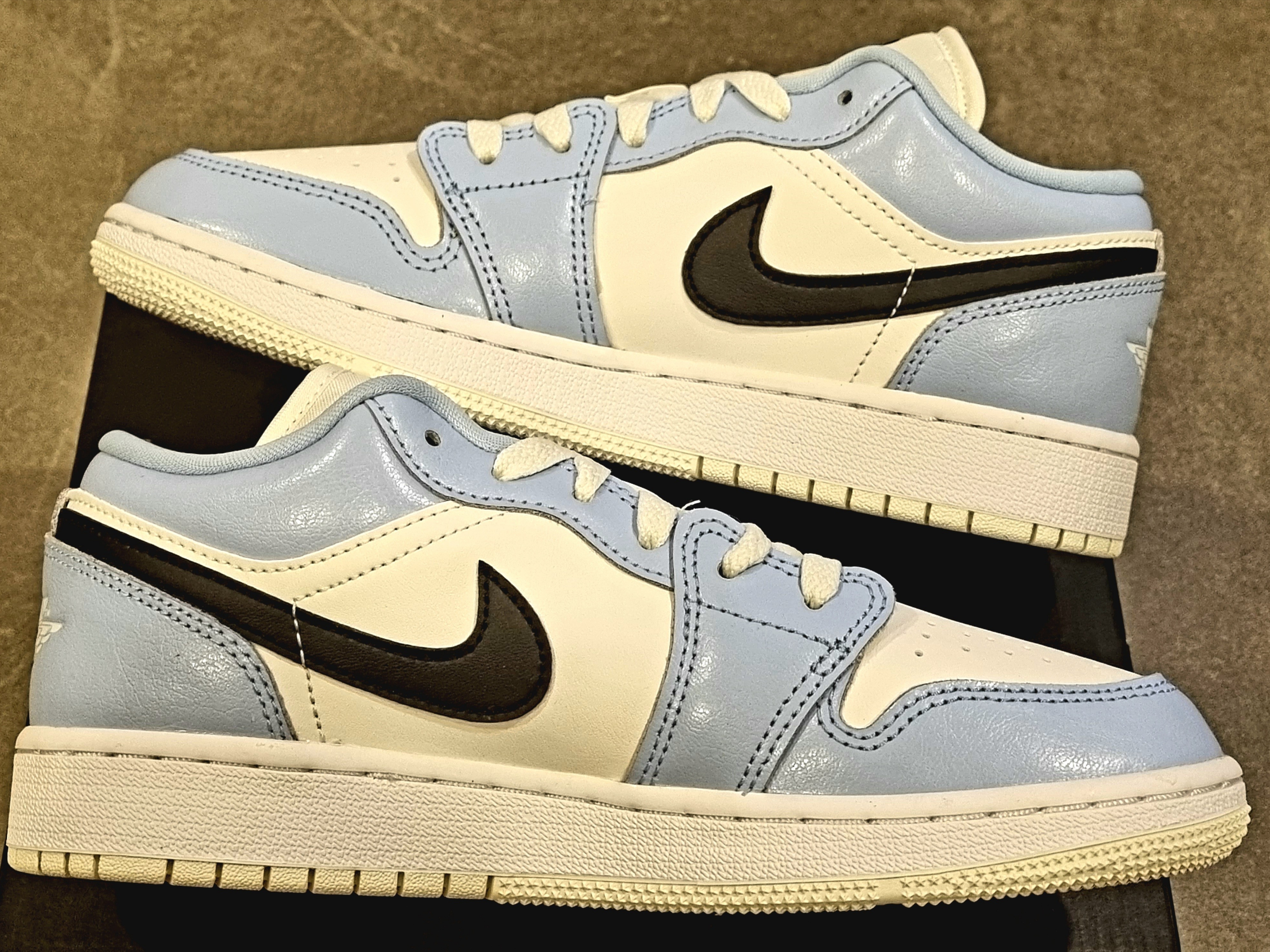 (GS) Jordan 1 Low Ice Blue 착용 스타일 - 3