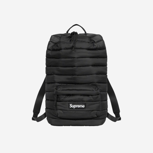 Supreme Puffer Backpack Blue Paisley 22FW 