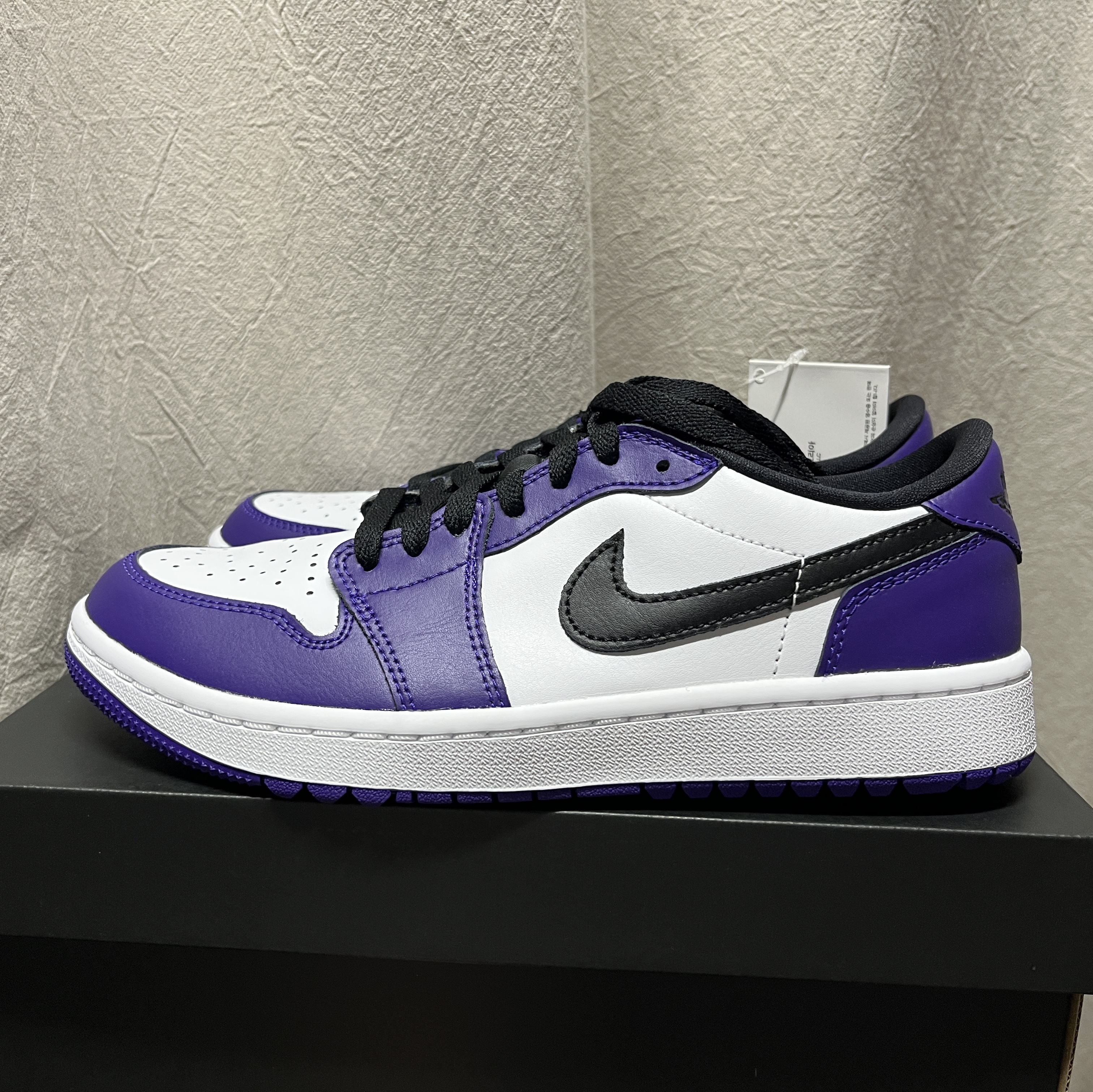 Jordan 1 Low Golf Court Purple 착용 스타일