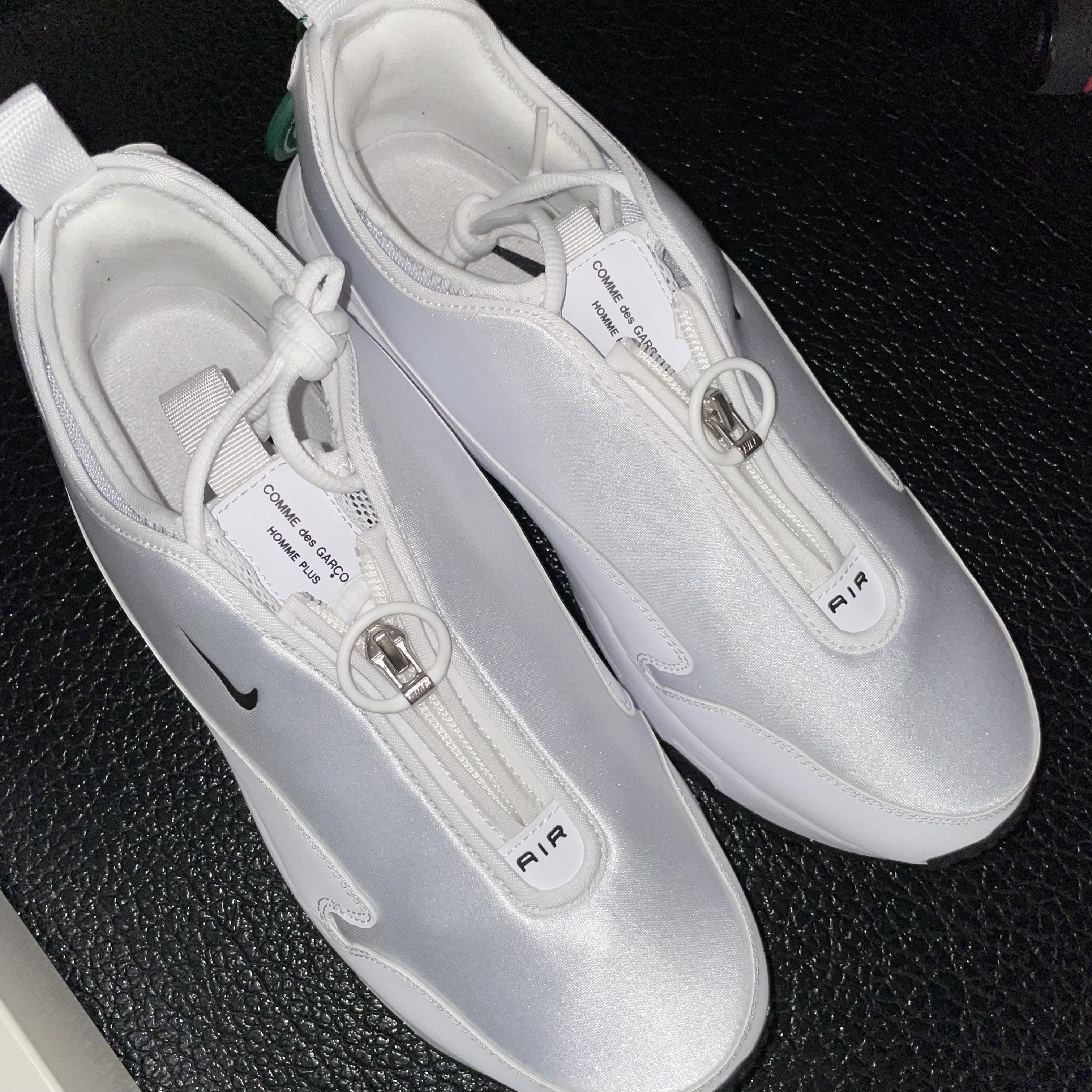 Nike x Comme des Garcons Homme Plus Air Max Sunder SP White 착용 스타일