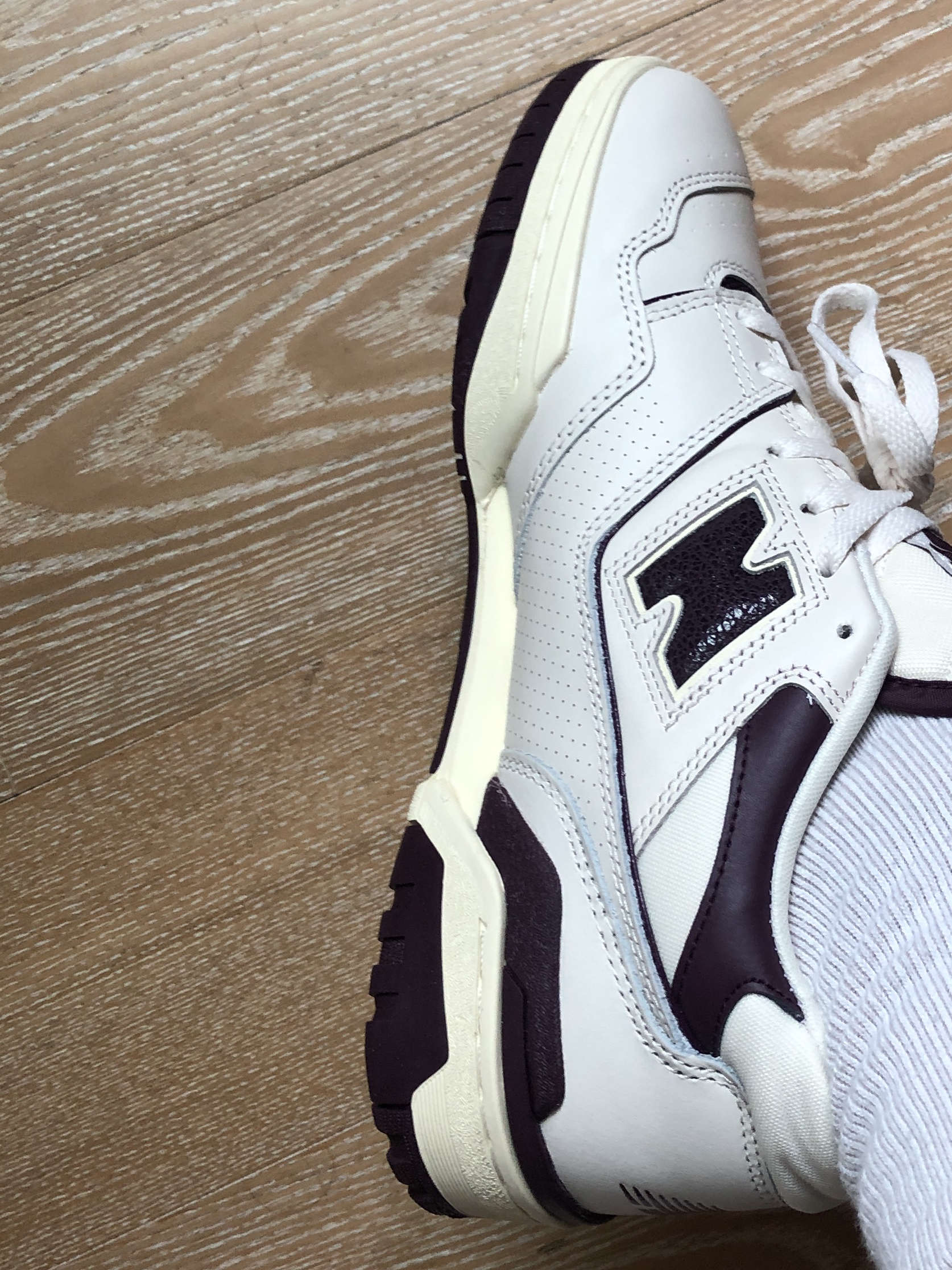 New Balance x Aime Leon Dore 550 Purple 착용 스타일 - 5