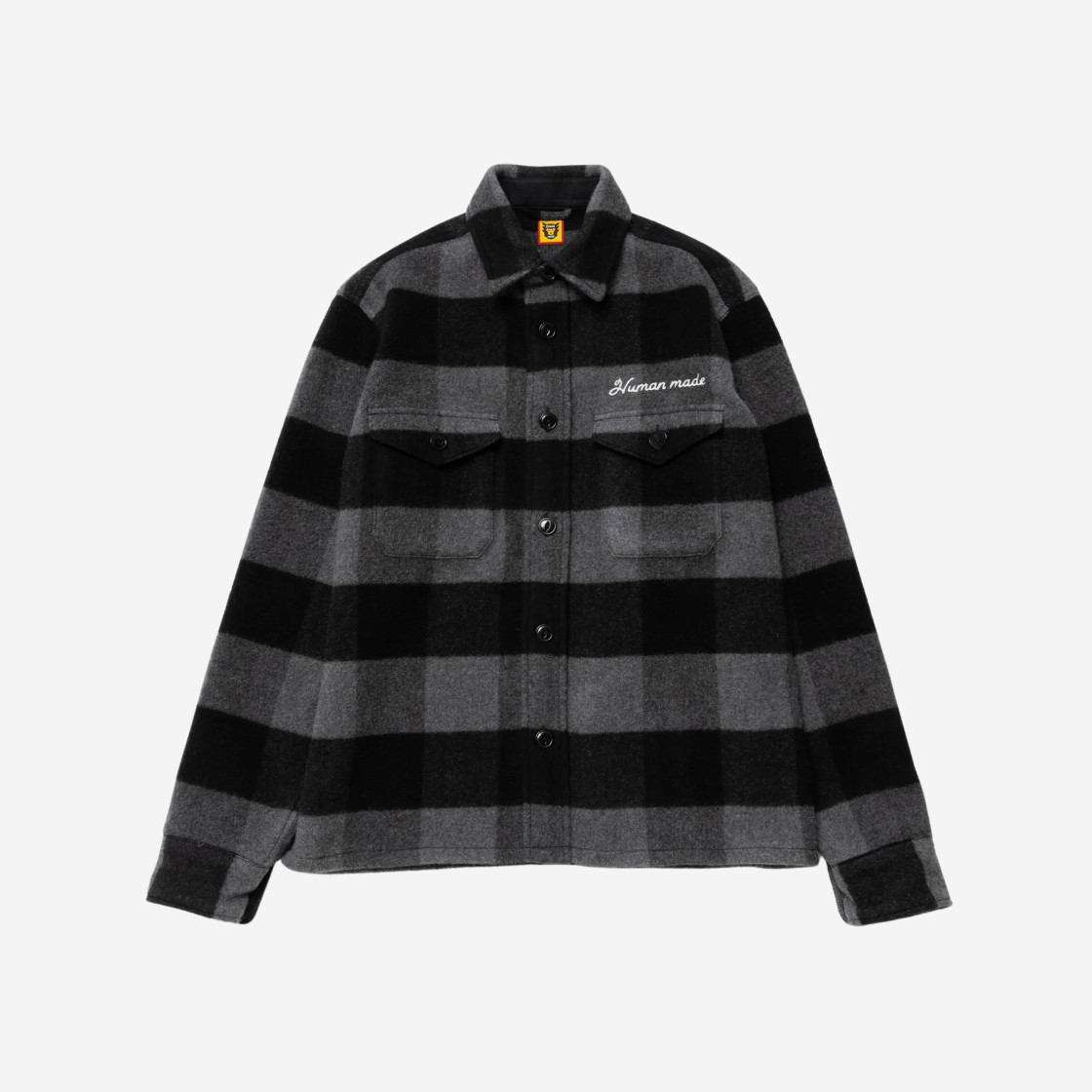 Human Made Wool Overshirt Black 상세 이미지 2