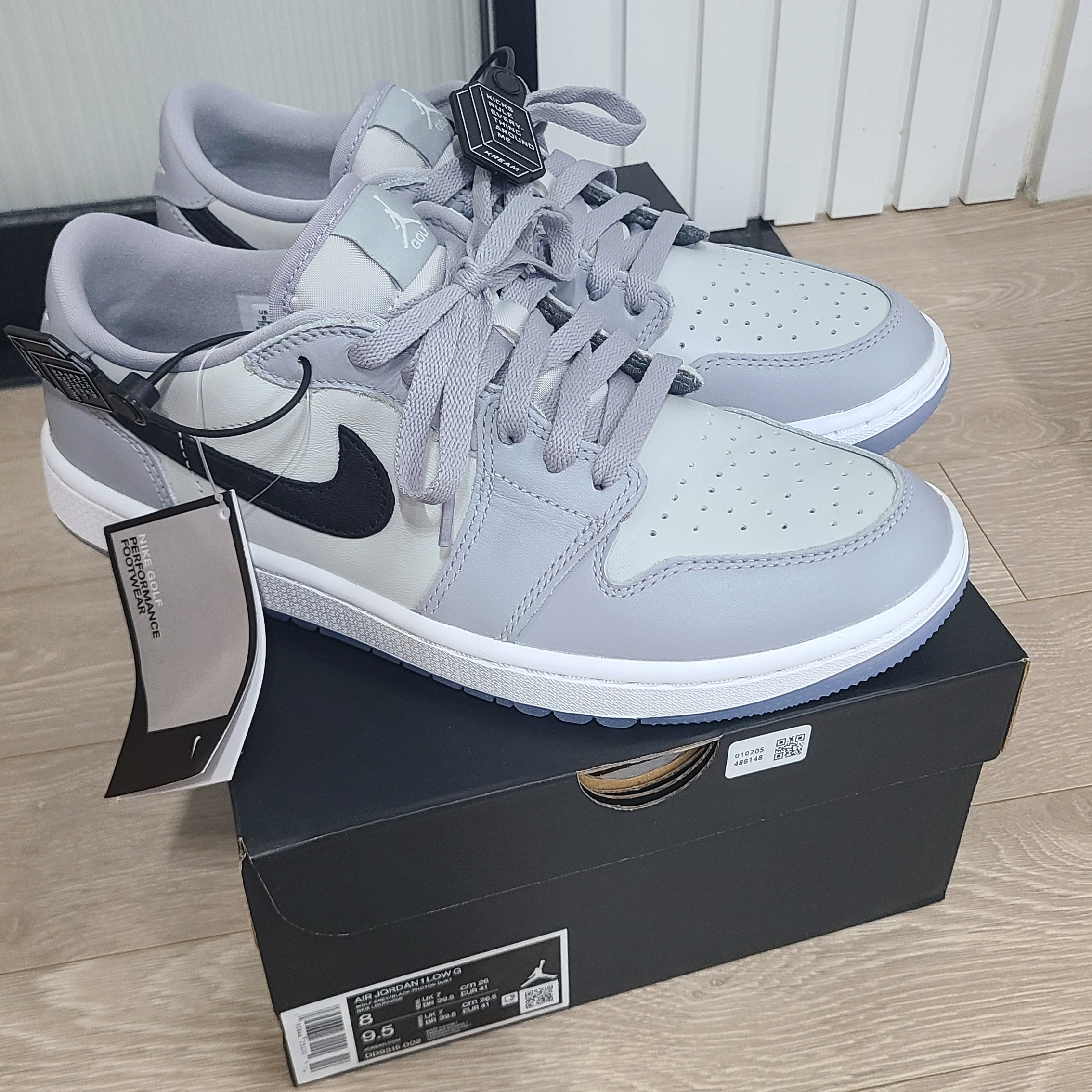 Jordan 1 Low Golf Wolf Grey 착용 스타일