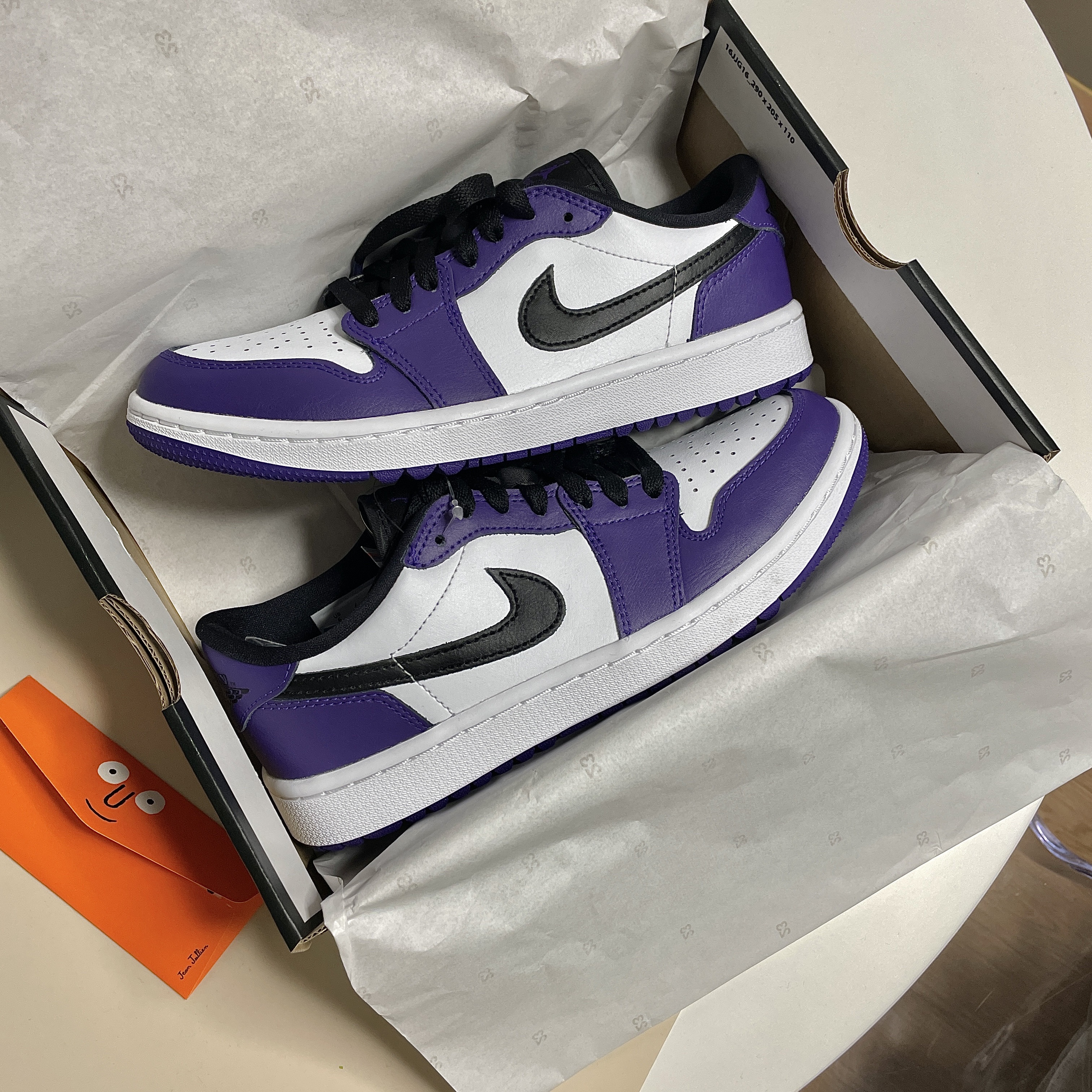 Jordan 1 Low Golf Court Purple 착용 스타일