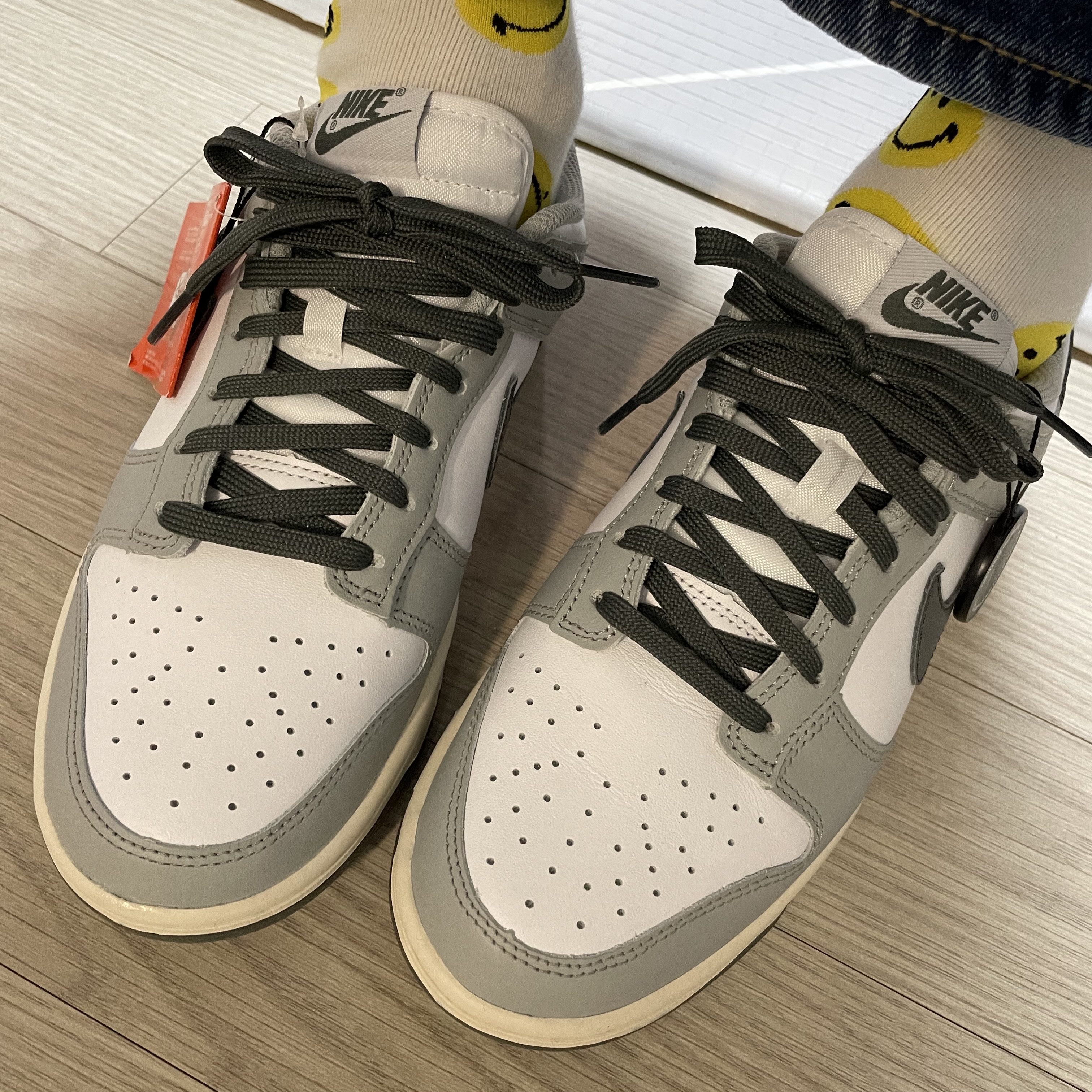 (W) Nike Dunk Low Light Smoke Grey 착용 스타일