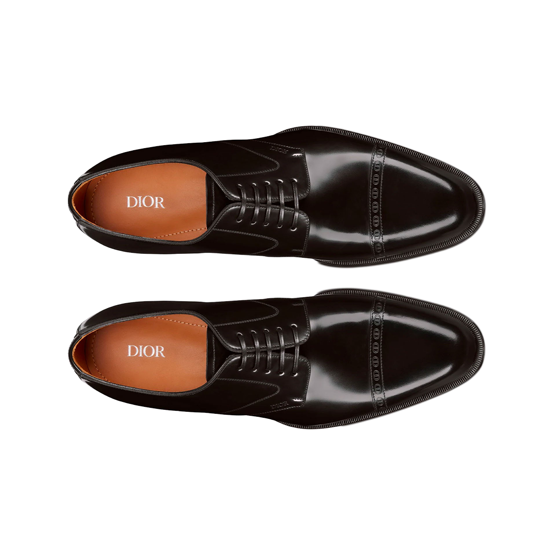 디올 타임리스 더비 슈즈 폴리쉬드 카프스킨 블랙(Dior Timeless Derby Shoe Polished Calfskin Black) - 2