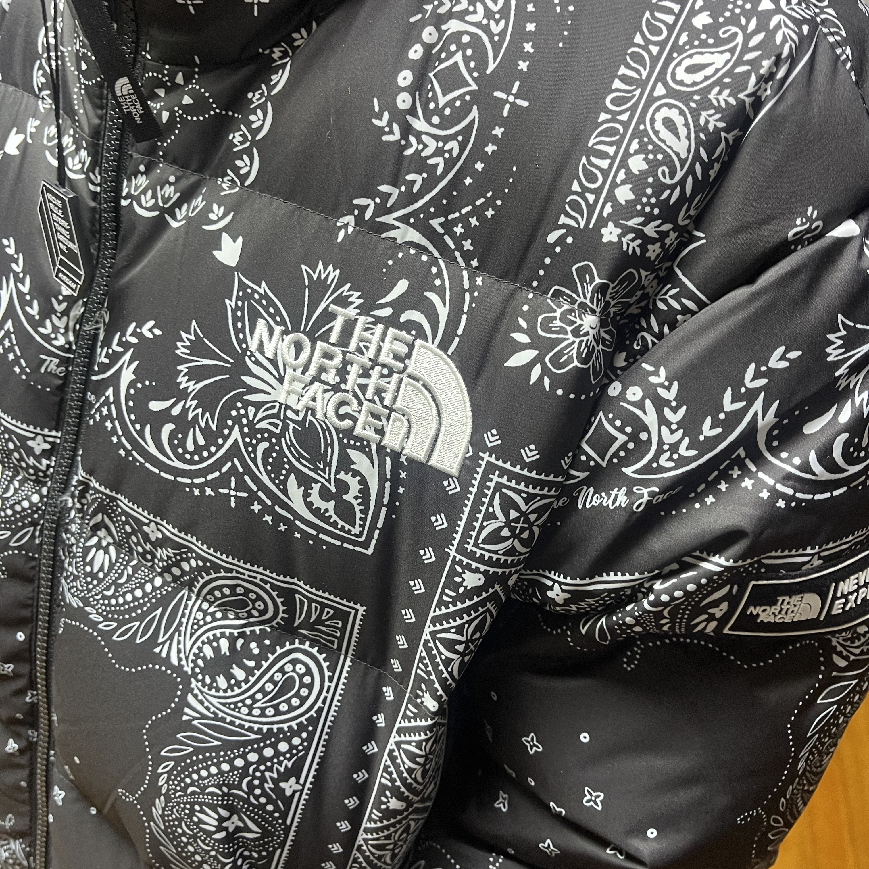 The North Face Novelty Lofty Down Jacket Real Black 착용 스타일