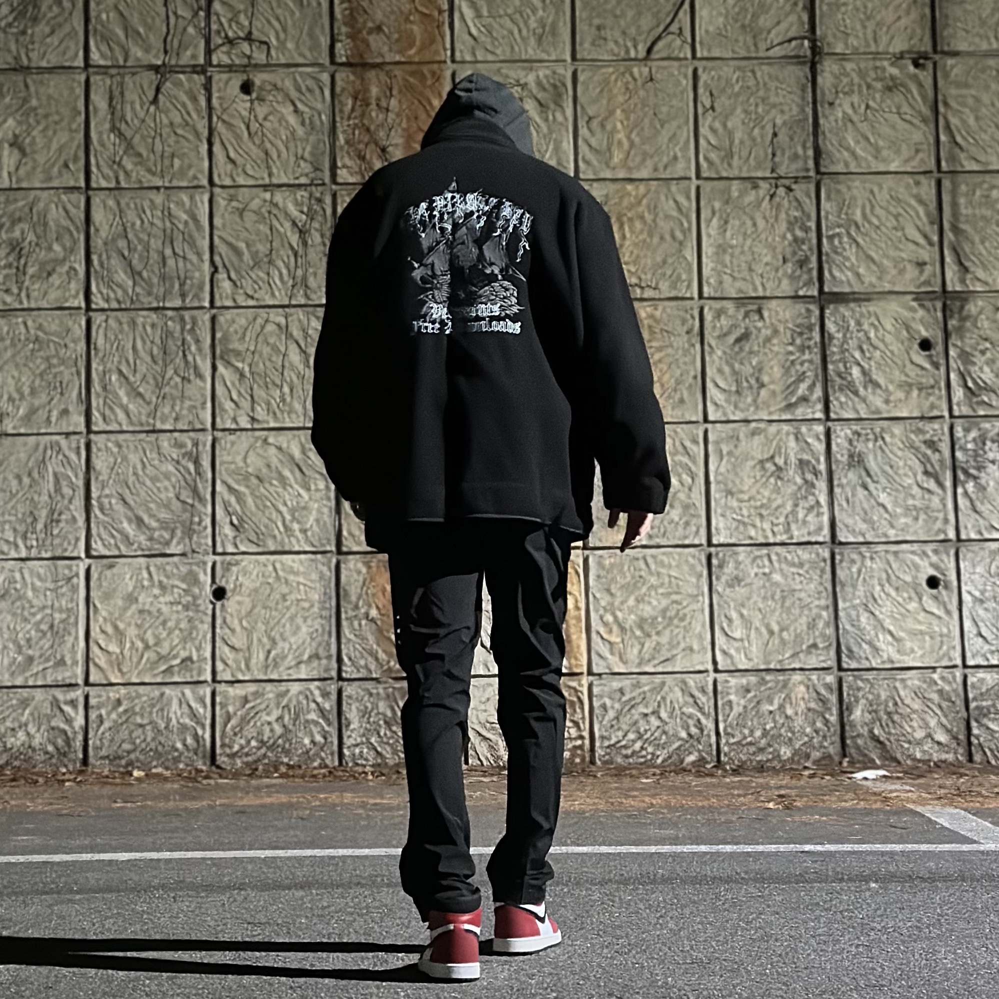 Undermycar Phan Multi Zip Nylon Mesh Pants Darkest Hour - 21SS, Jordan 1 Retro High OG Light Smoke Grey 착용 스타일