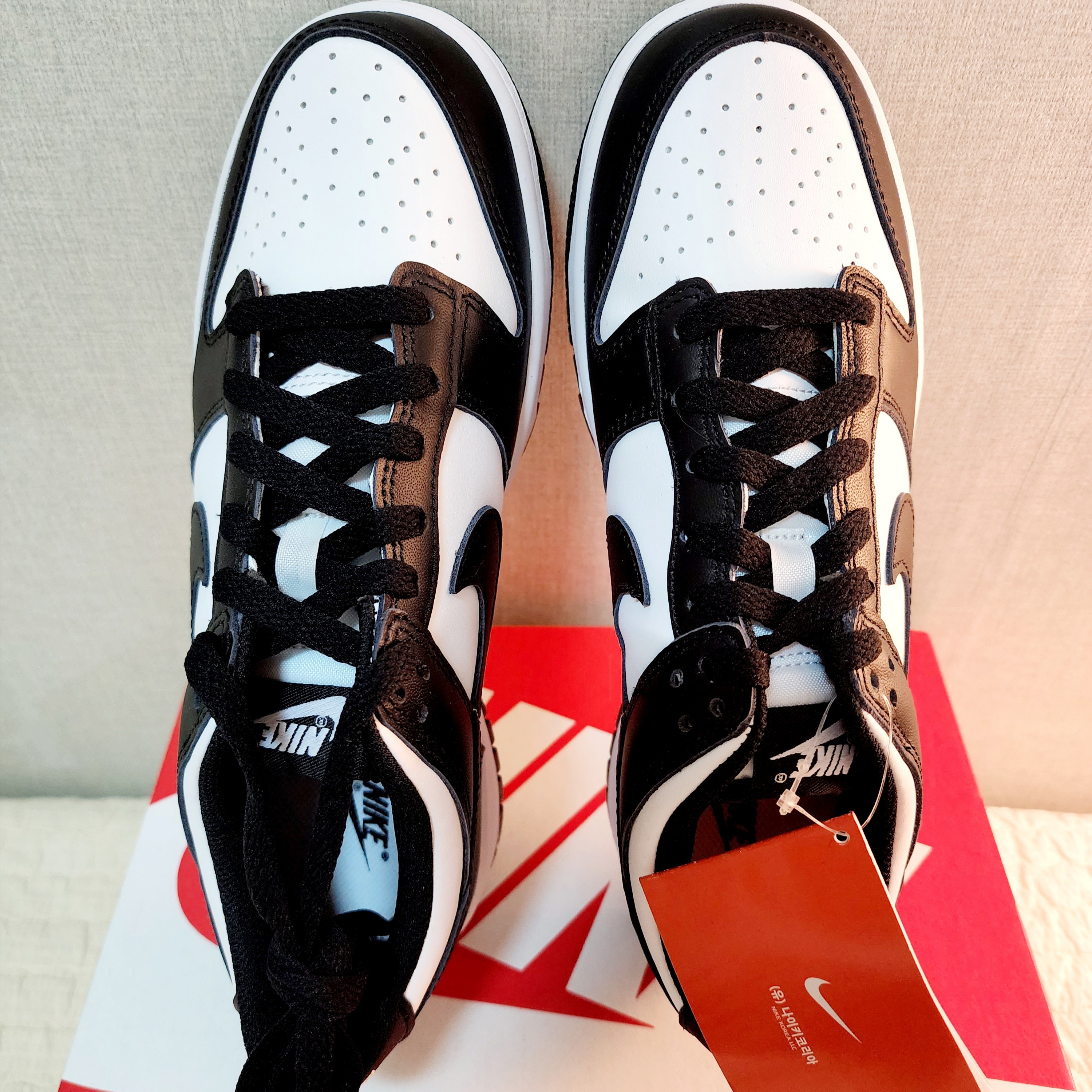 Nike Dunk Low Retro Black 착용 스타일 - 5