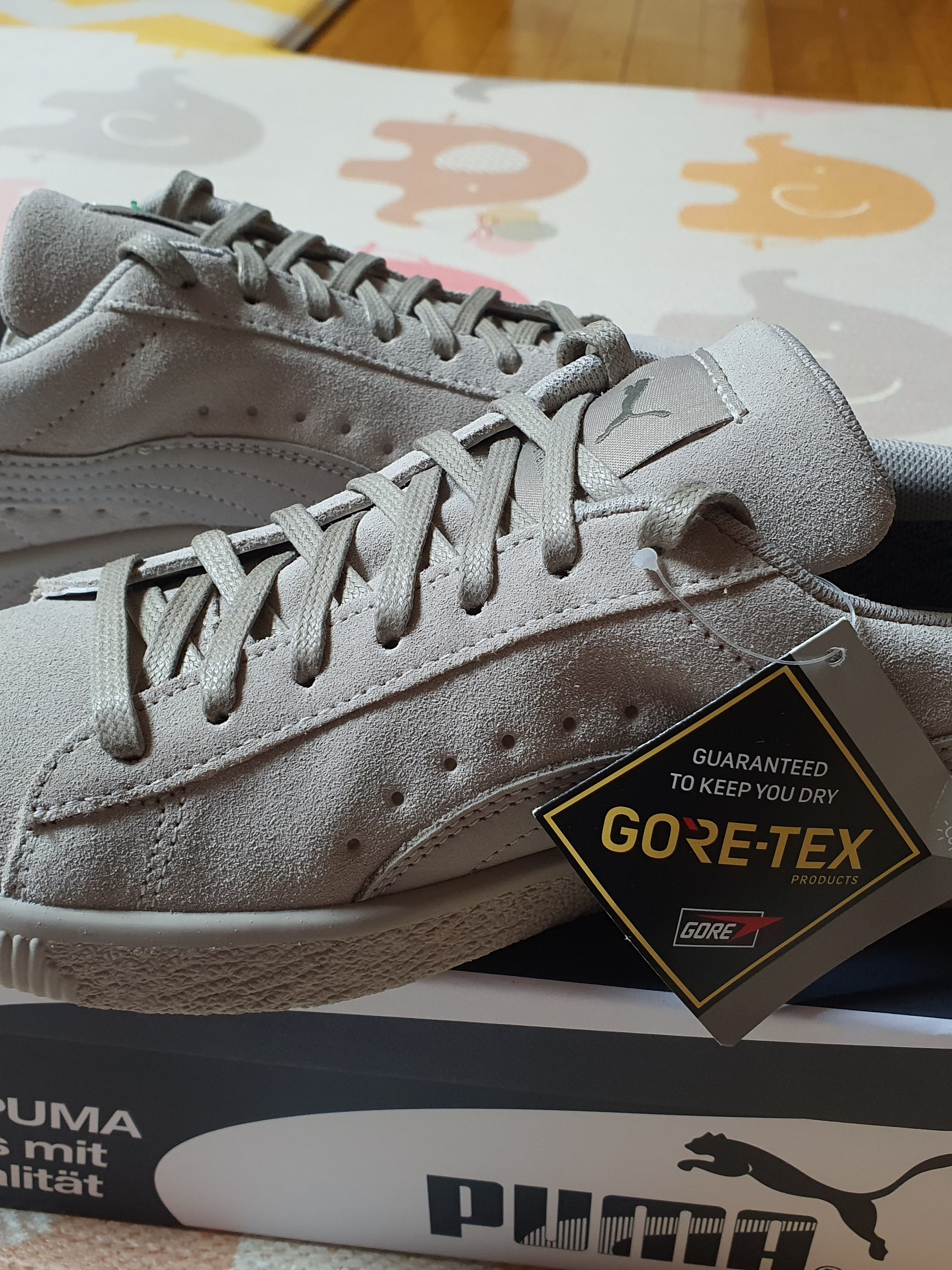 Puma x Nanamica Suede VTG Gore-Tex Vintage Khaki 착용 스타일 - 1