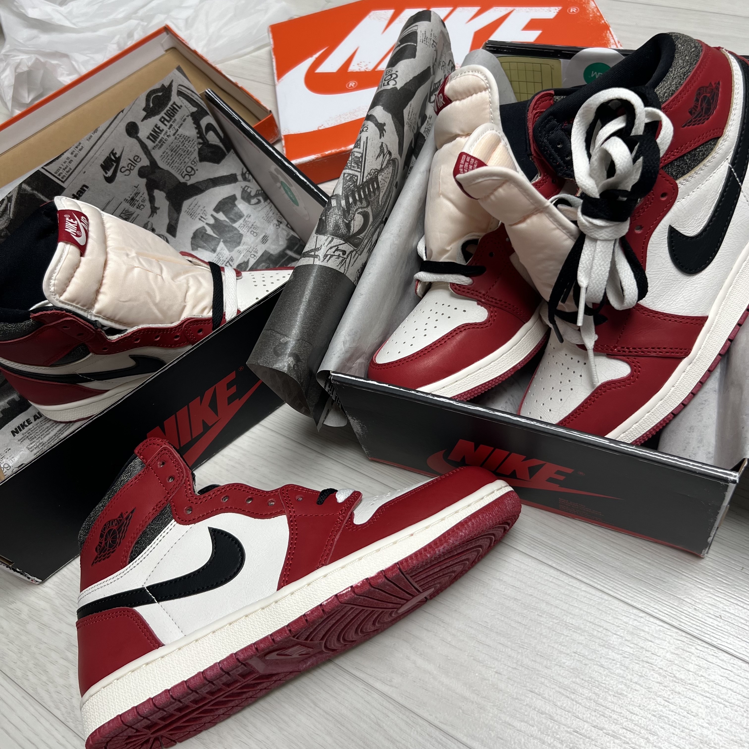 Jordan 1 Retro High OG Chicago 2022, (GS) Jordan 1 Retro High OG Chicago 2022 착용 스타일 - 2