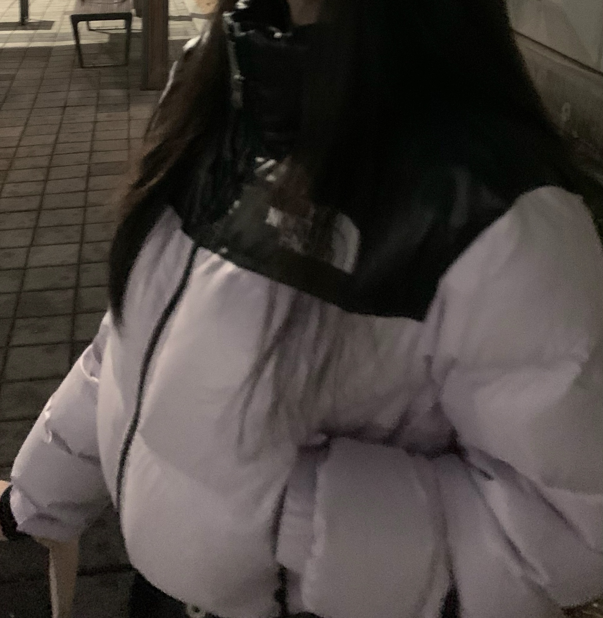 Burberry Icon Stripe Econyl Drawcord Pouch Archive Beige, (W) The North Face Nuptse Short Jacket Lilac 착용 스타일 - 2