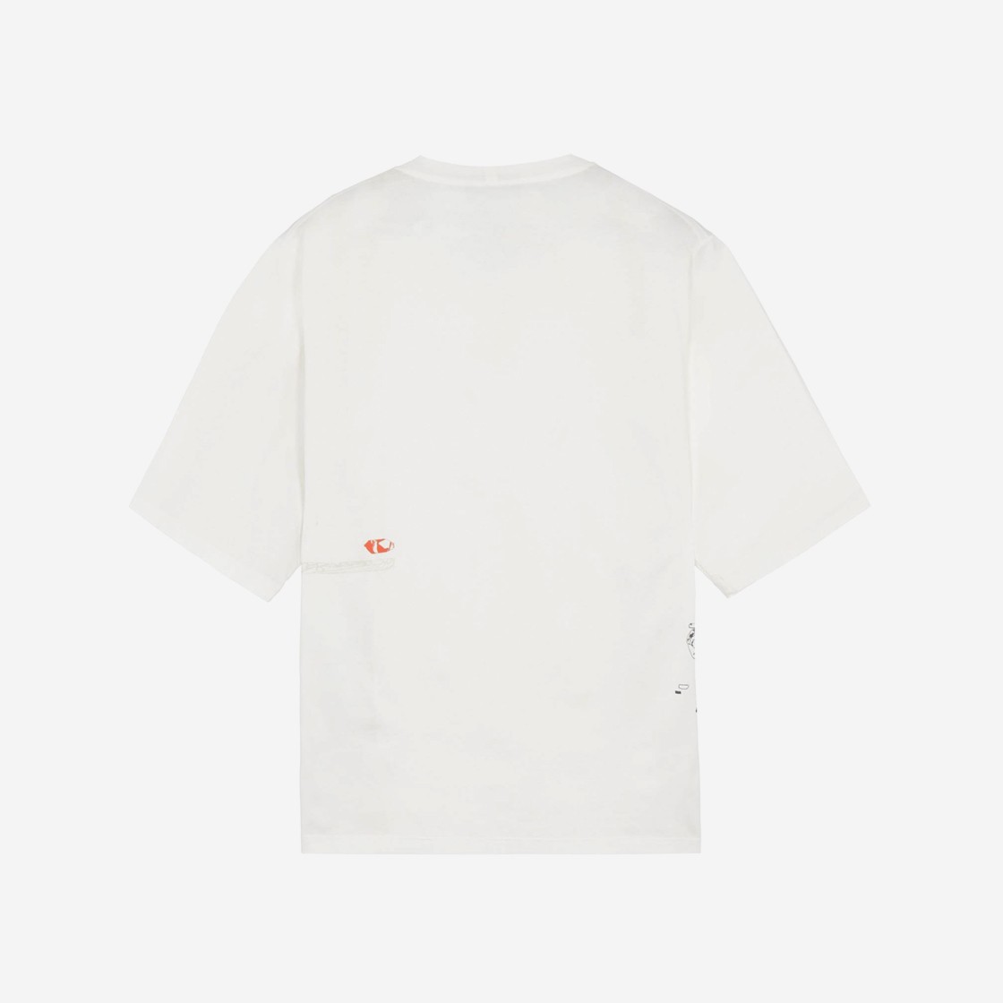 Stone Island 2012B S/S Crewneck T-Shirt Chapter 2 Natural White - 22FW 상세 이미지 2