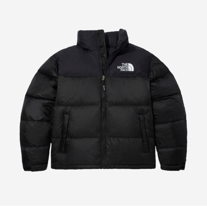 The North Face 1996 Eco Nuptse Jacket Black 착용 스타일