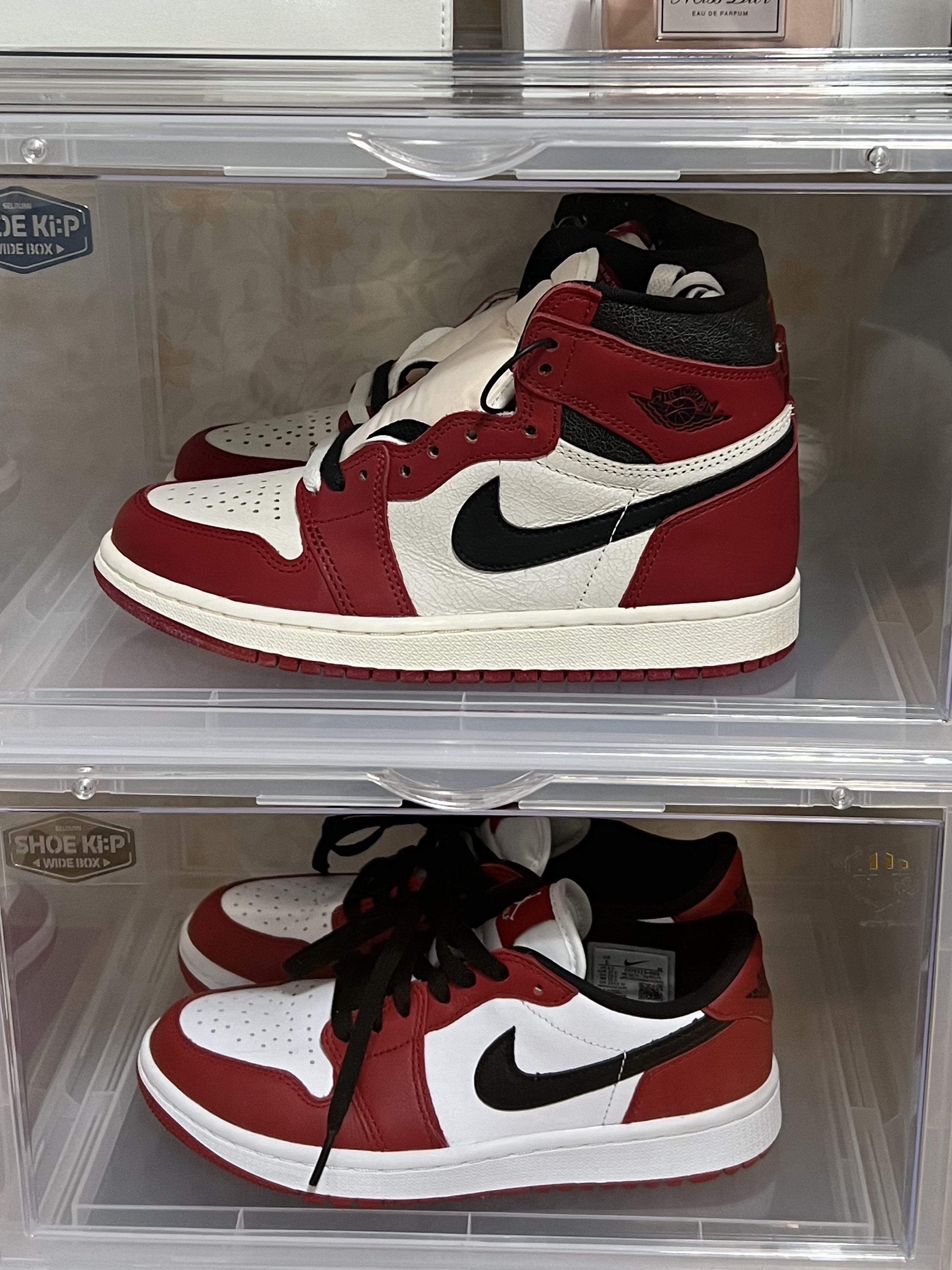 Jordan 1 Retro High OG Chicago 2022, Jordan 1 Low Golf Chicago 착용 스타일 - 1