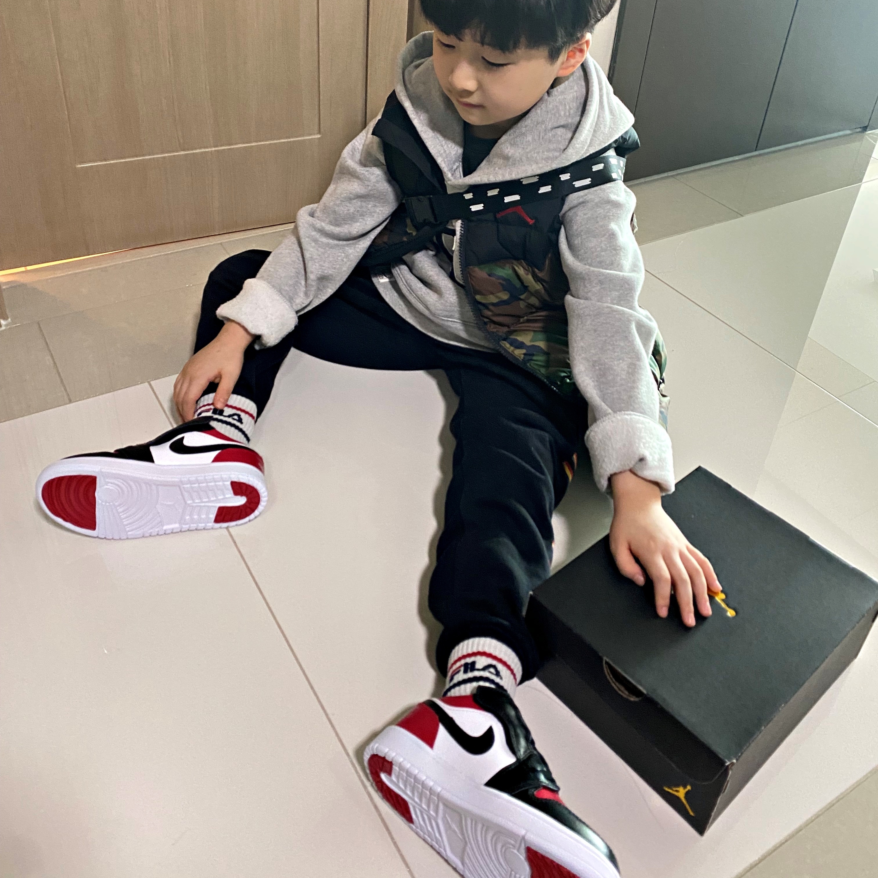 (PS) Jordan 1 Low Alt Bred Toe 착용 스타일 - 1