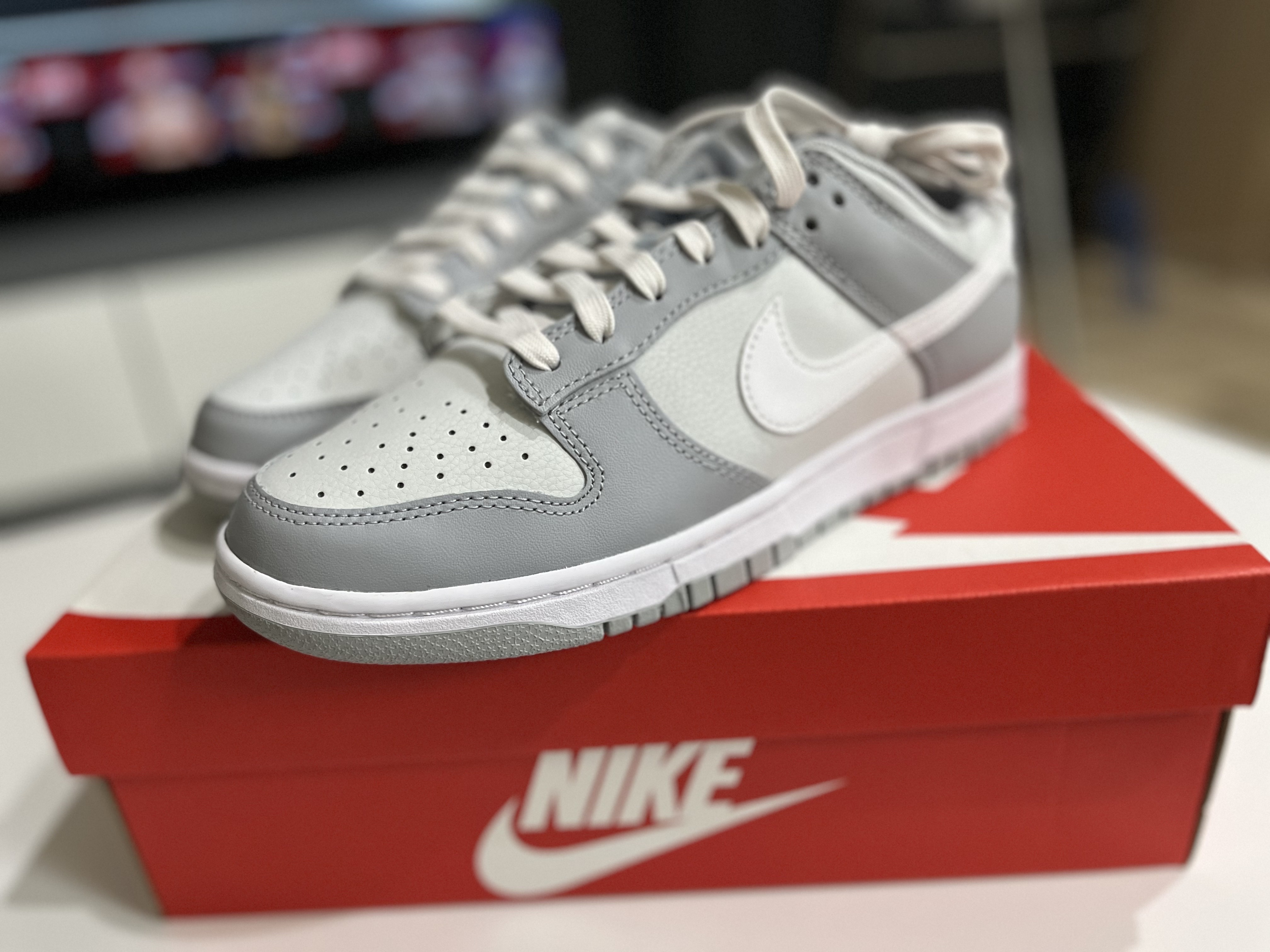 Nike Dunk Low Retro Wolf Grey 착용 스타일