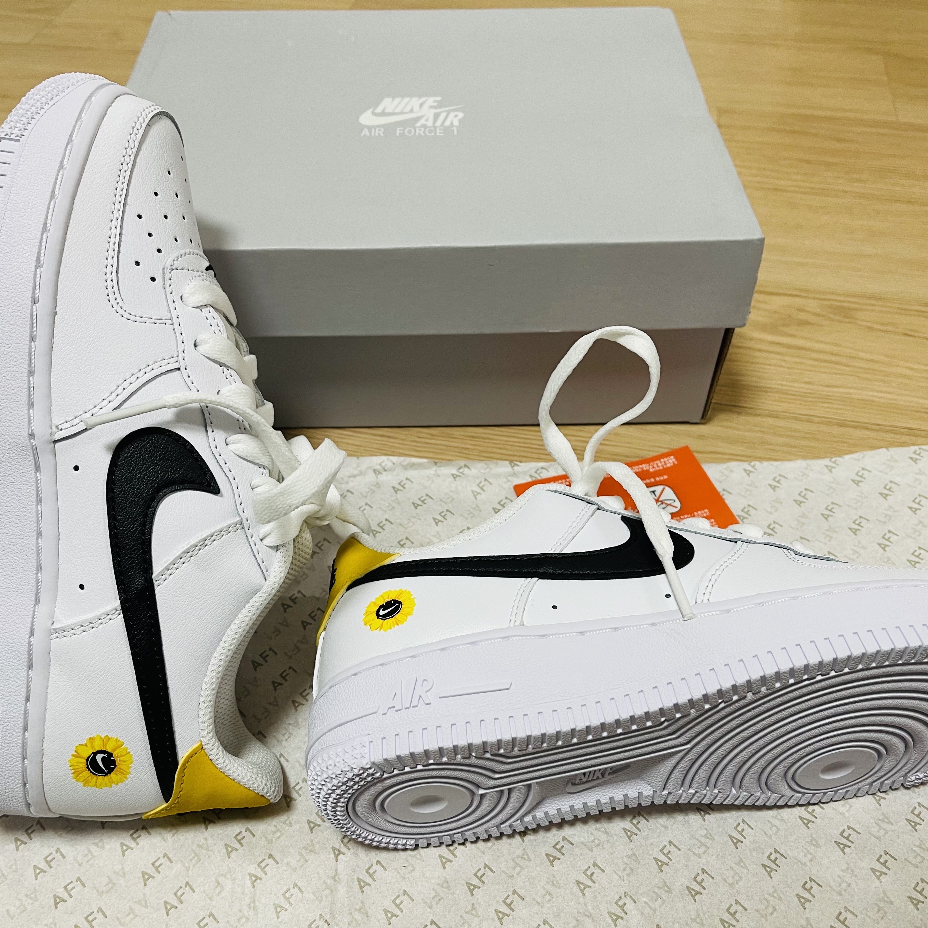 (GS) Nike Air Force 1 LV8 Have a Nike Day 착용 스타일 - 1