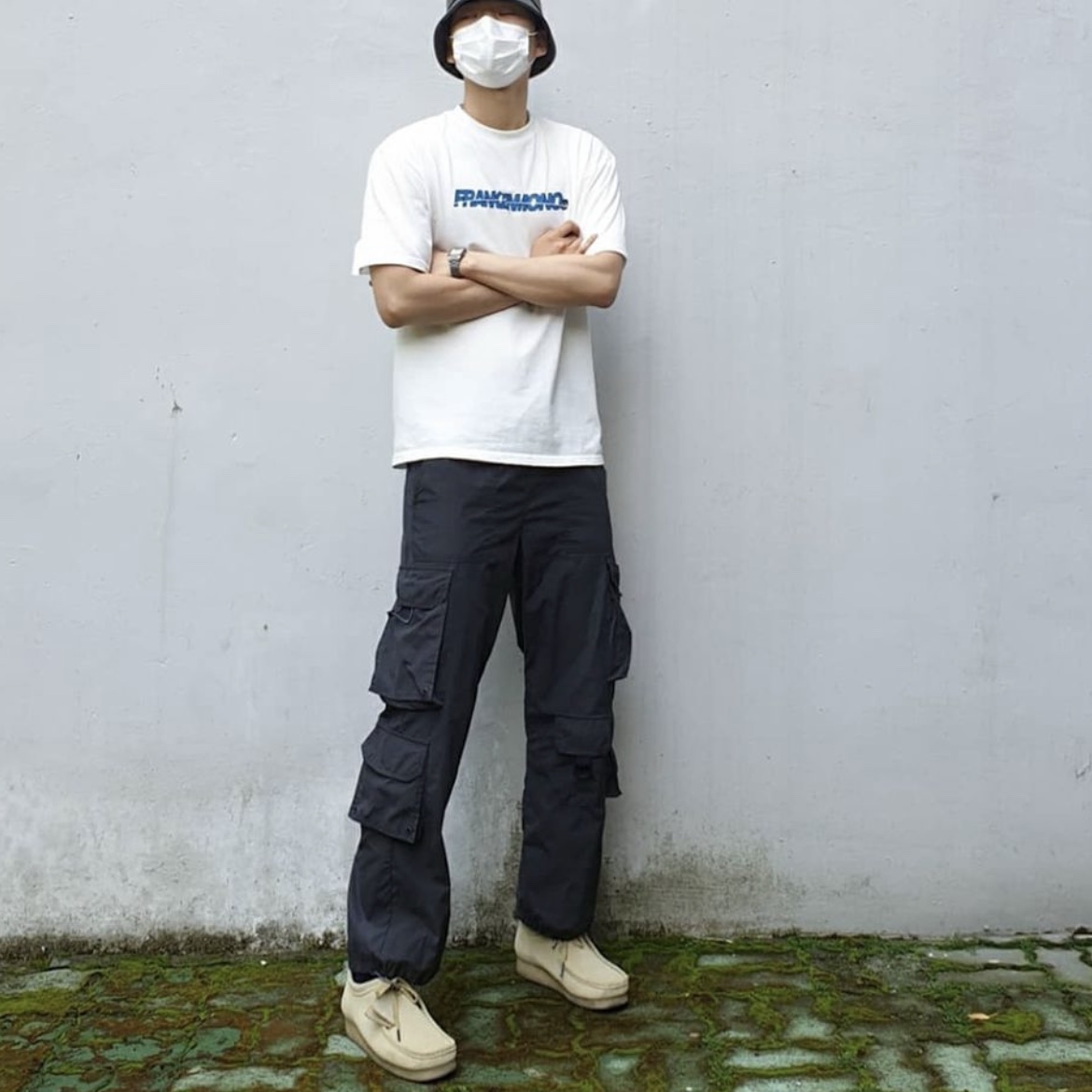Clarks Wallabee Maple Suede 착용 스타일