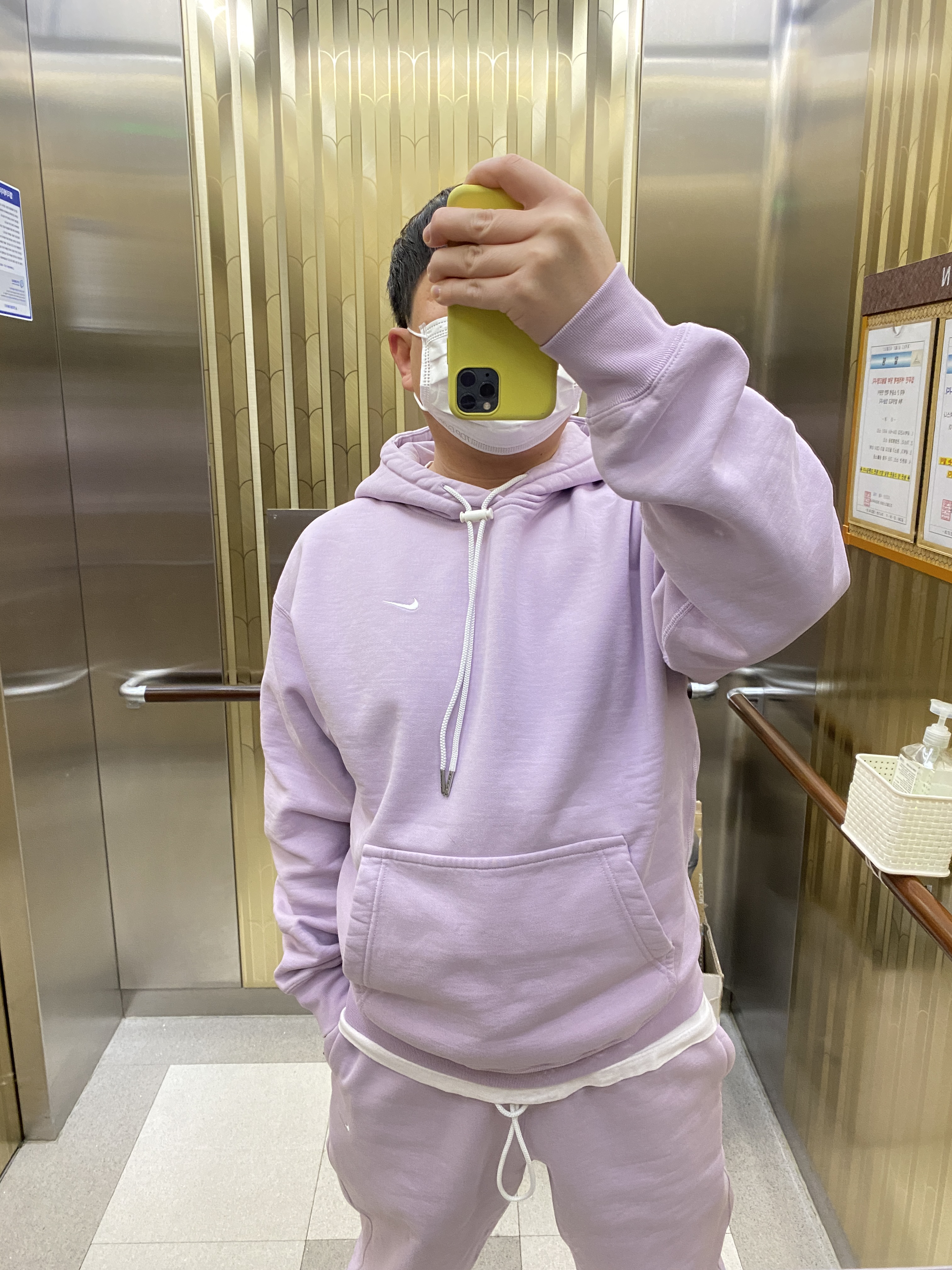 Nike NRG Solo Swoosh Fleece Hoodie Doll - US/EU, Nike NRG Solo Swoosh Fleece Pants Doll - US/EU 착용 스타일
