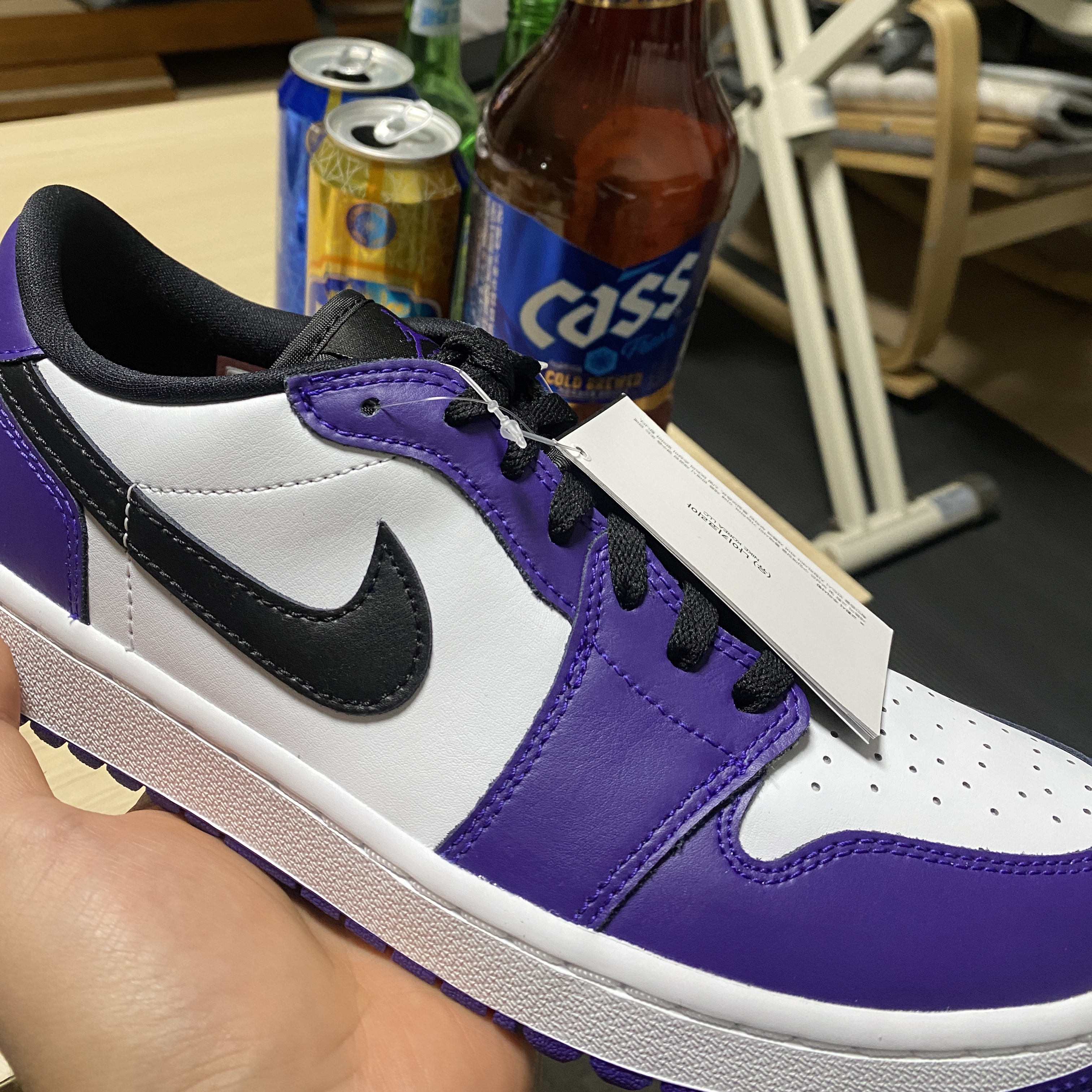 Jordan 1 Low Golf Court Purple 착용 스타일