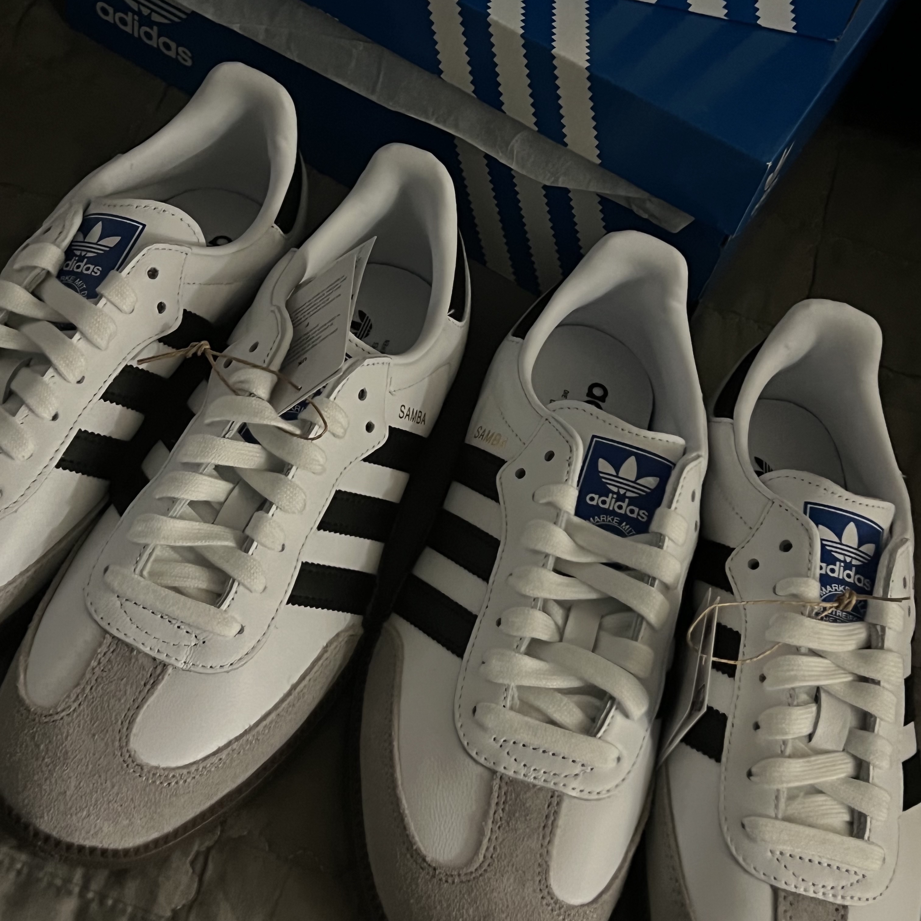Adidas Samba OG Cloud White 착용 스타일 - 1