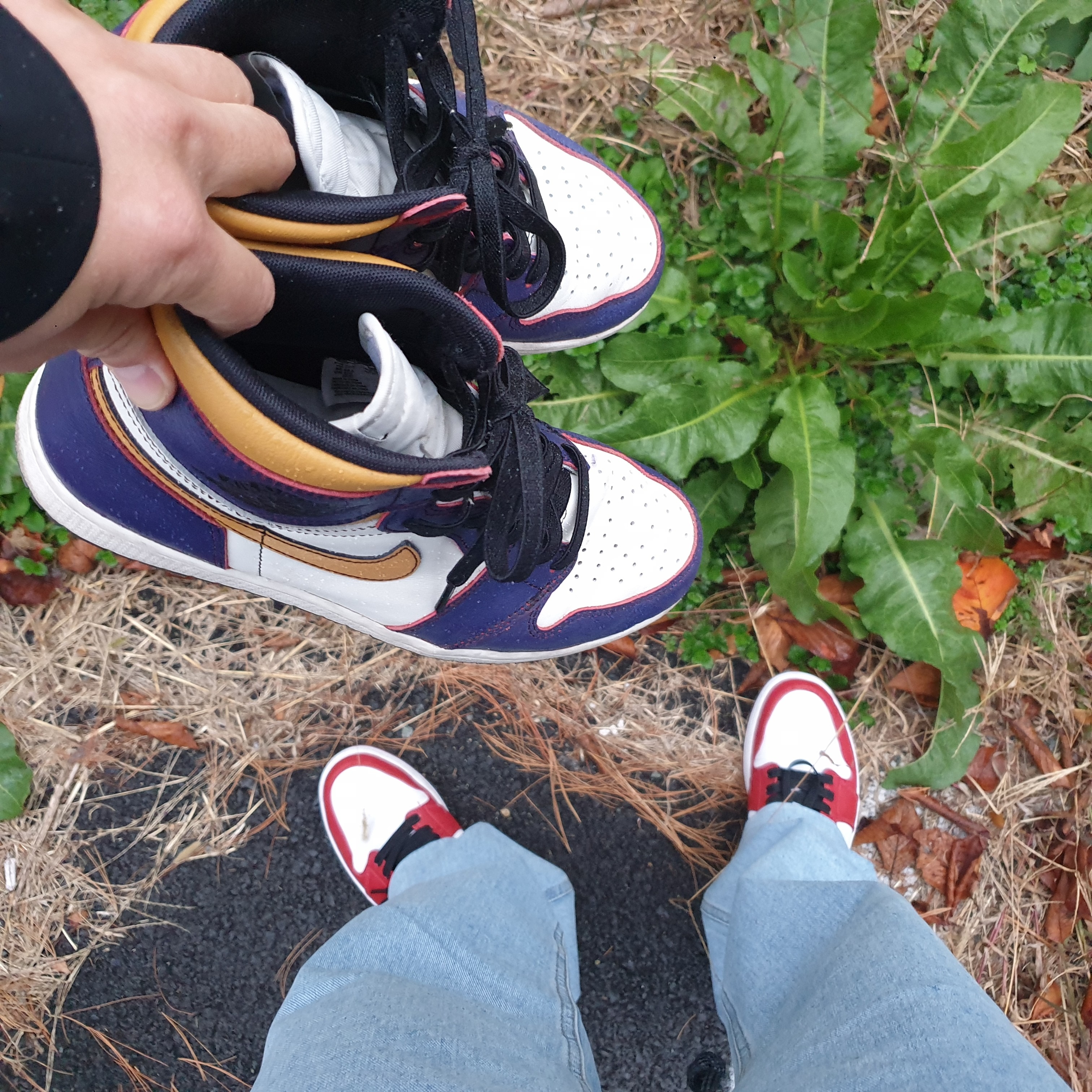 Jordan 1 Retro High OG Defiant SB LA to Chicago, Jordan 1 Mid Chicago 2020 착용 스타일
