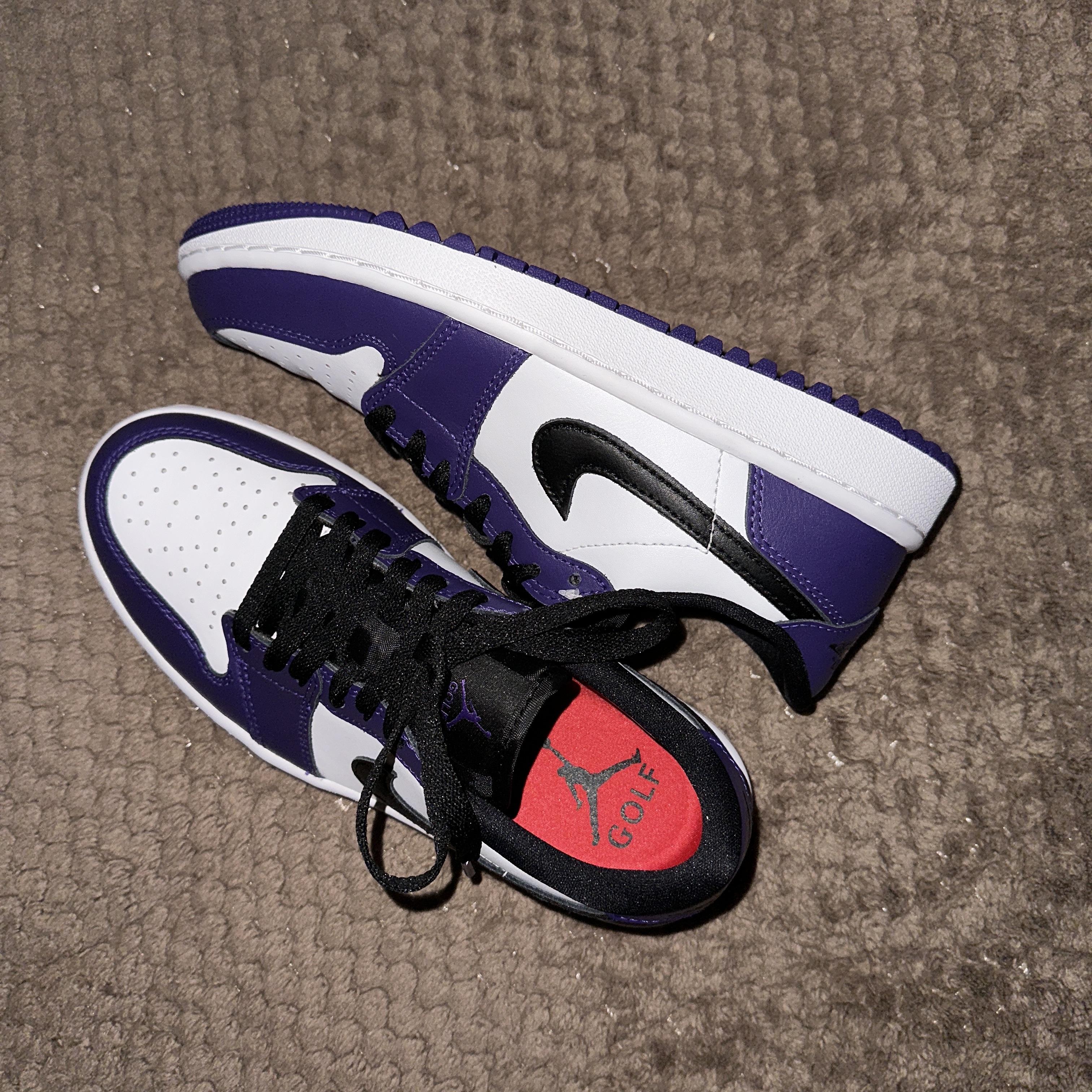 Jordan 1 Low Golf Court Purple 착용 스타일