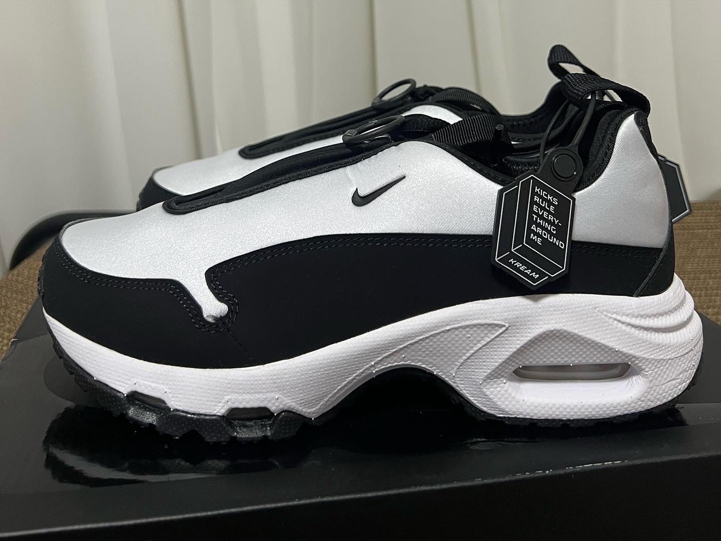 Nike x Comme des Garcons Homme Plus Air Max Sunder SP White Black 착용 스타일