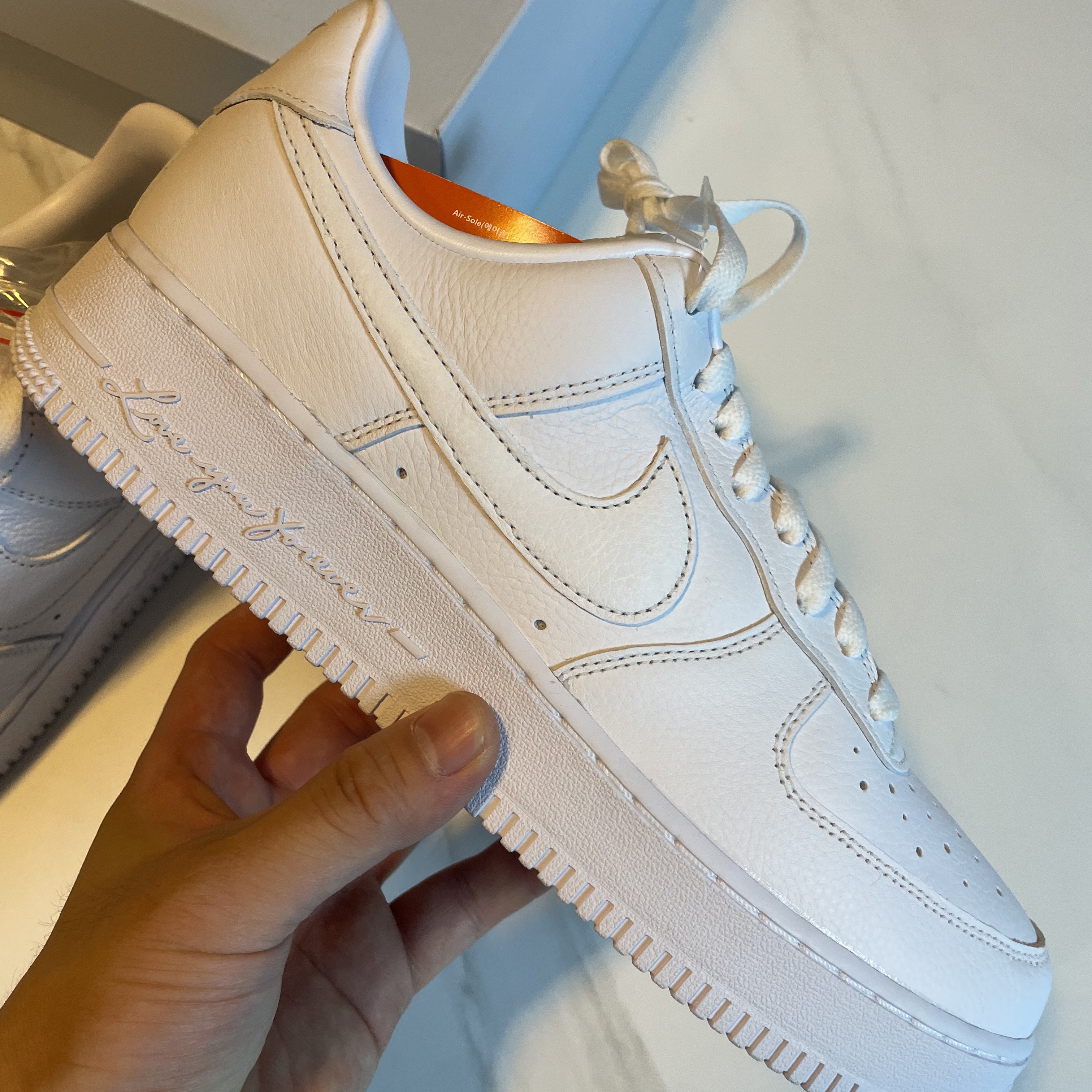 Nike x Drake Nocta Air Force 1 Low SP Certified Lover Boy White 착용 스타일 - 1