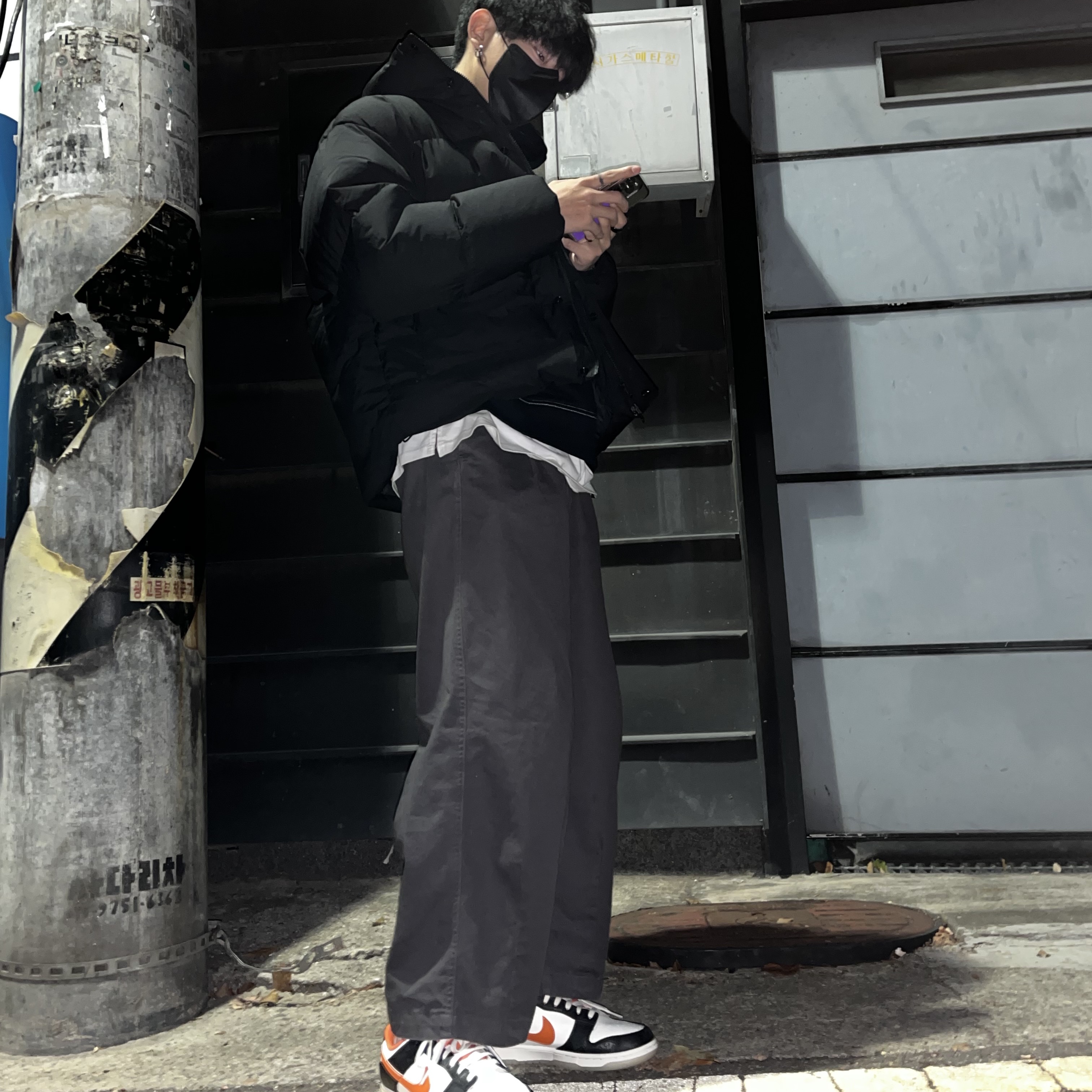 Nike Dunk Low Retro PRM Halloween 착용 스타일 - 1