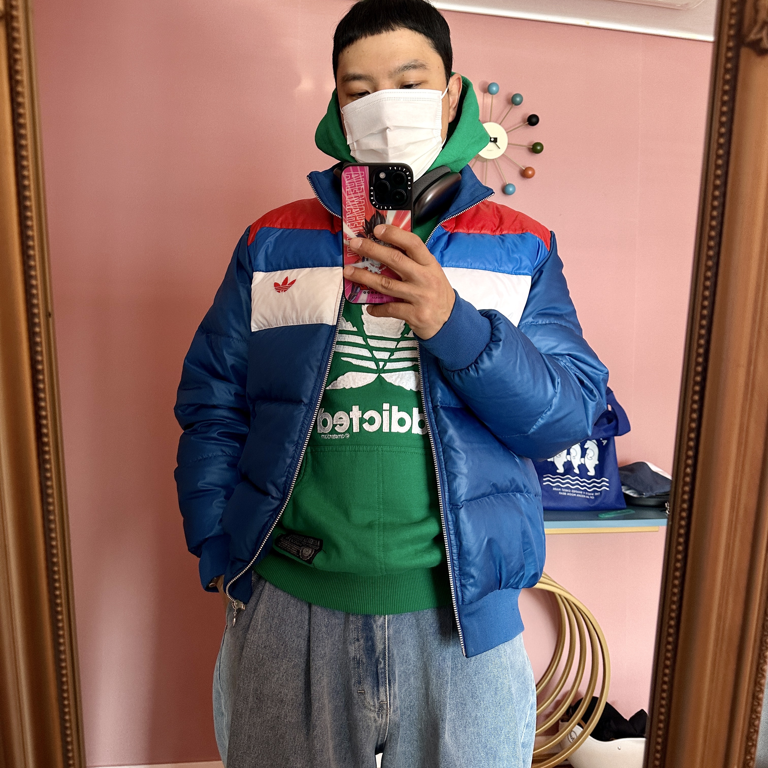 Y-3 Yohji Star Black White, Apple AirPods Max Lightning Space Gray (Korean Ver.) 착용 스타일 - 3