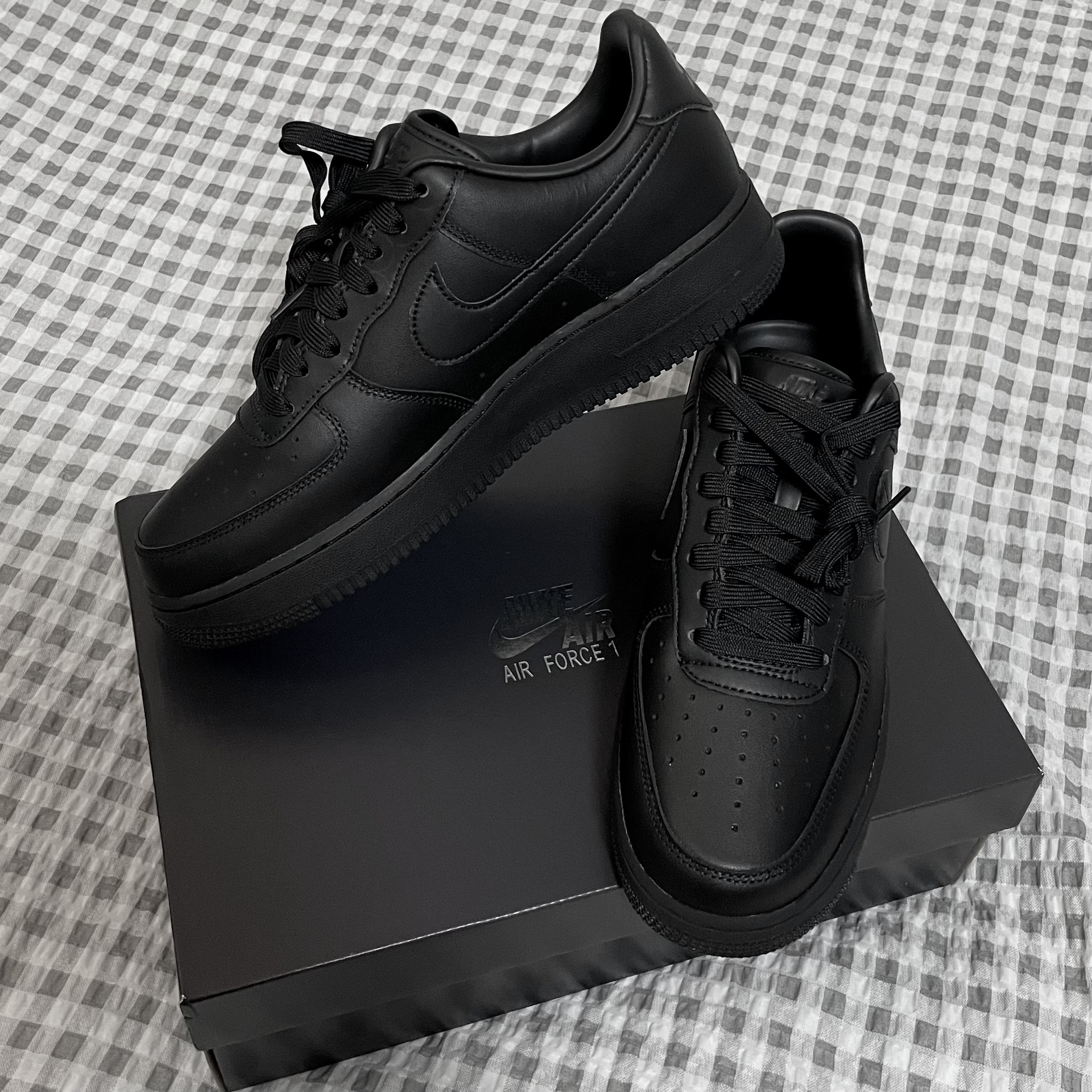 Nike Air Force 1 '07 Fresh Black 착용 스타일