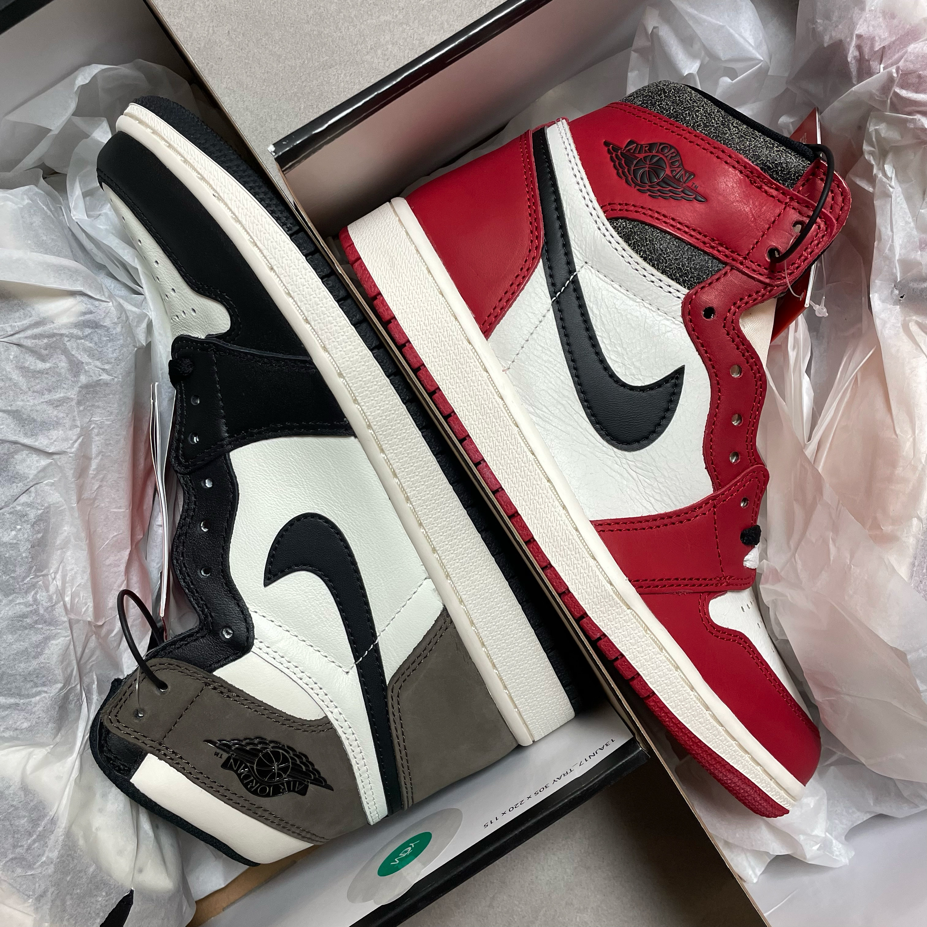 Jordan 1 Retro High OG Black Mocha, Jordan 1 Retro High OG Chicago 2022 착용 스타일