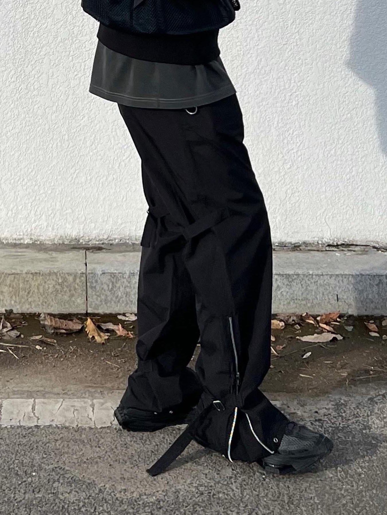 Nike x Matthew M Williams Zoom 004 Triple Black 착용 스타일 - 4