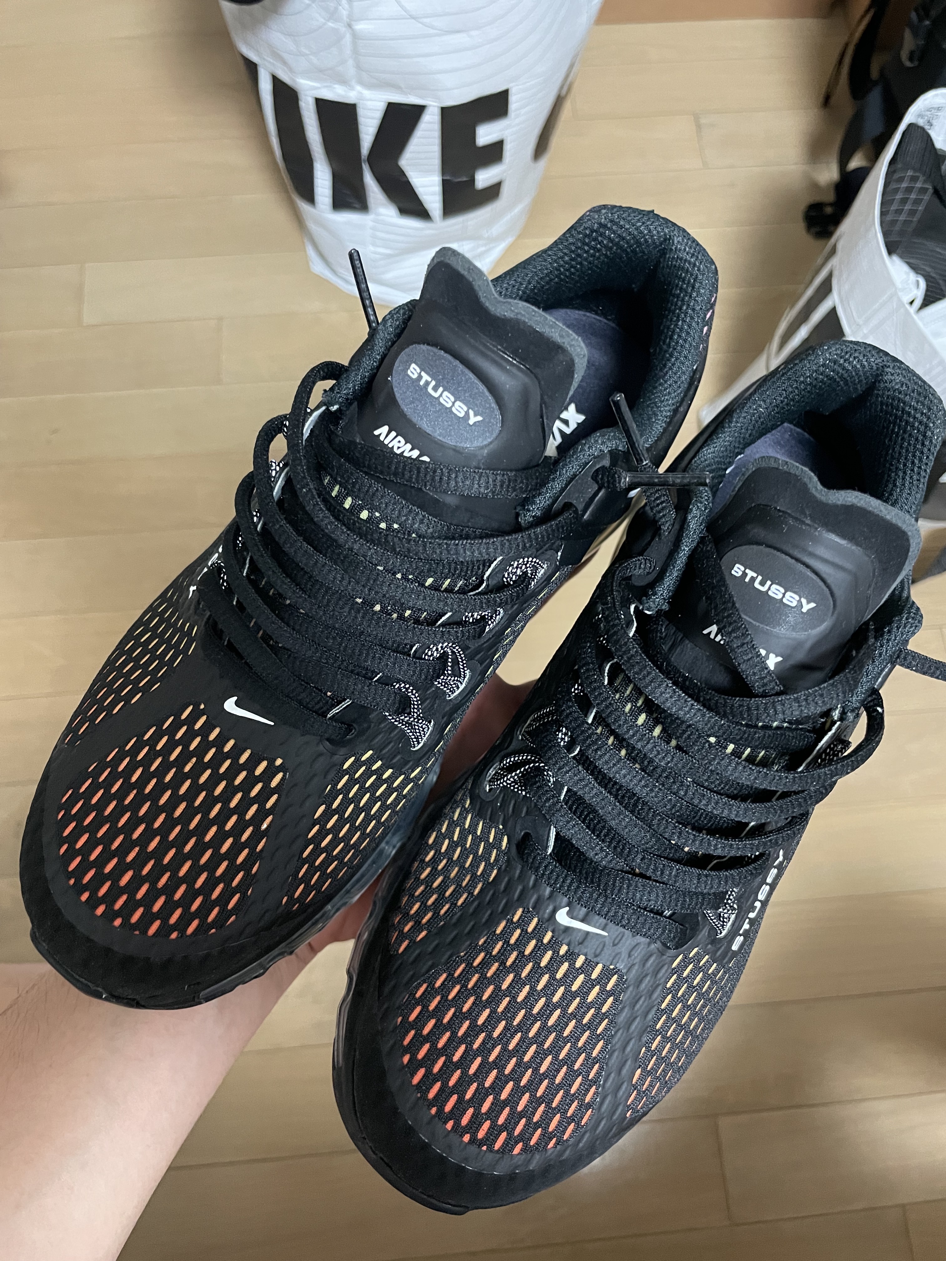 Nike x Stussy Air Max 2013 Black 착용 스타일 - 2
