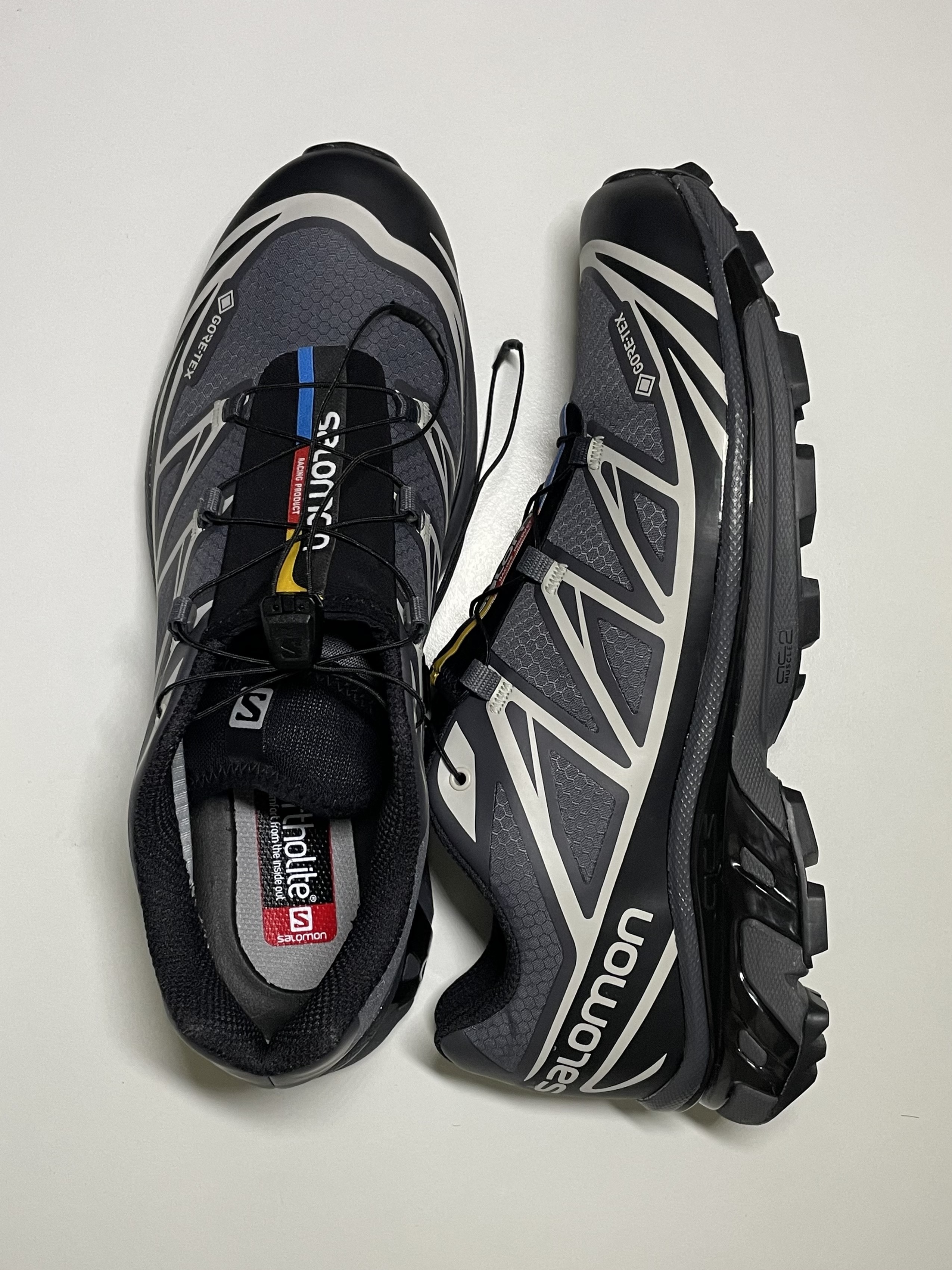 Salomon XT-6 Gore-Tex Black Ebony 착용 스타일 - 2
