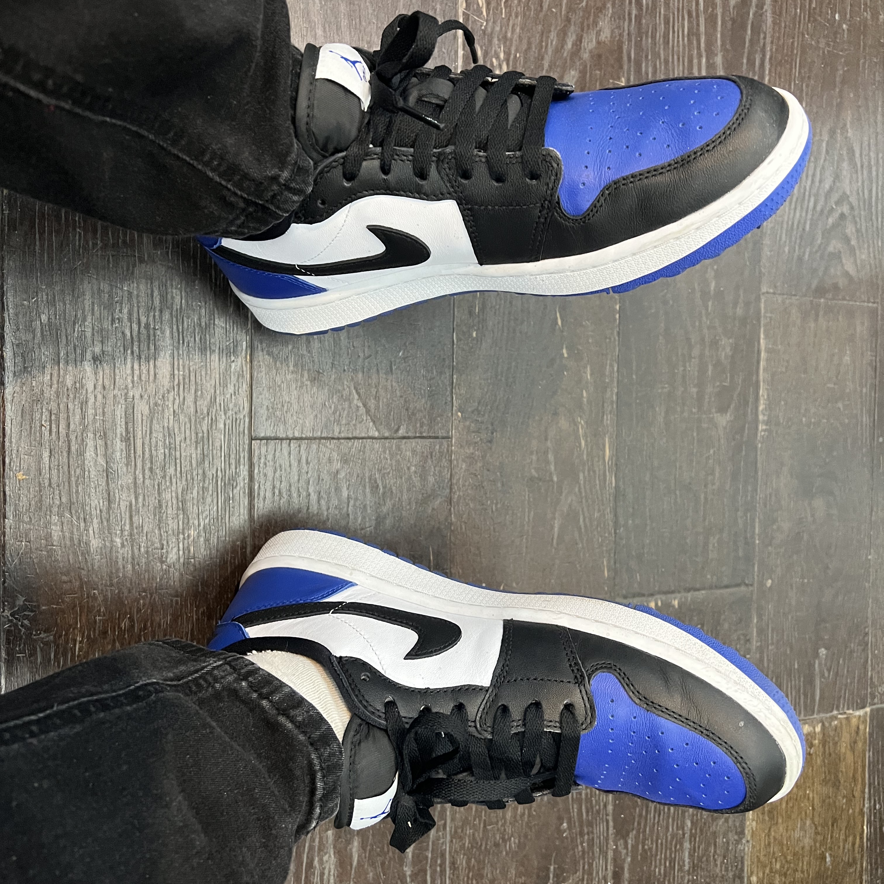 Jordan 1 Low Golf Sport Royal 착용 스타일