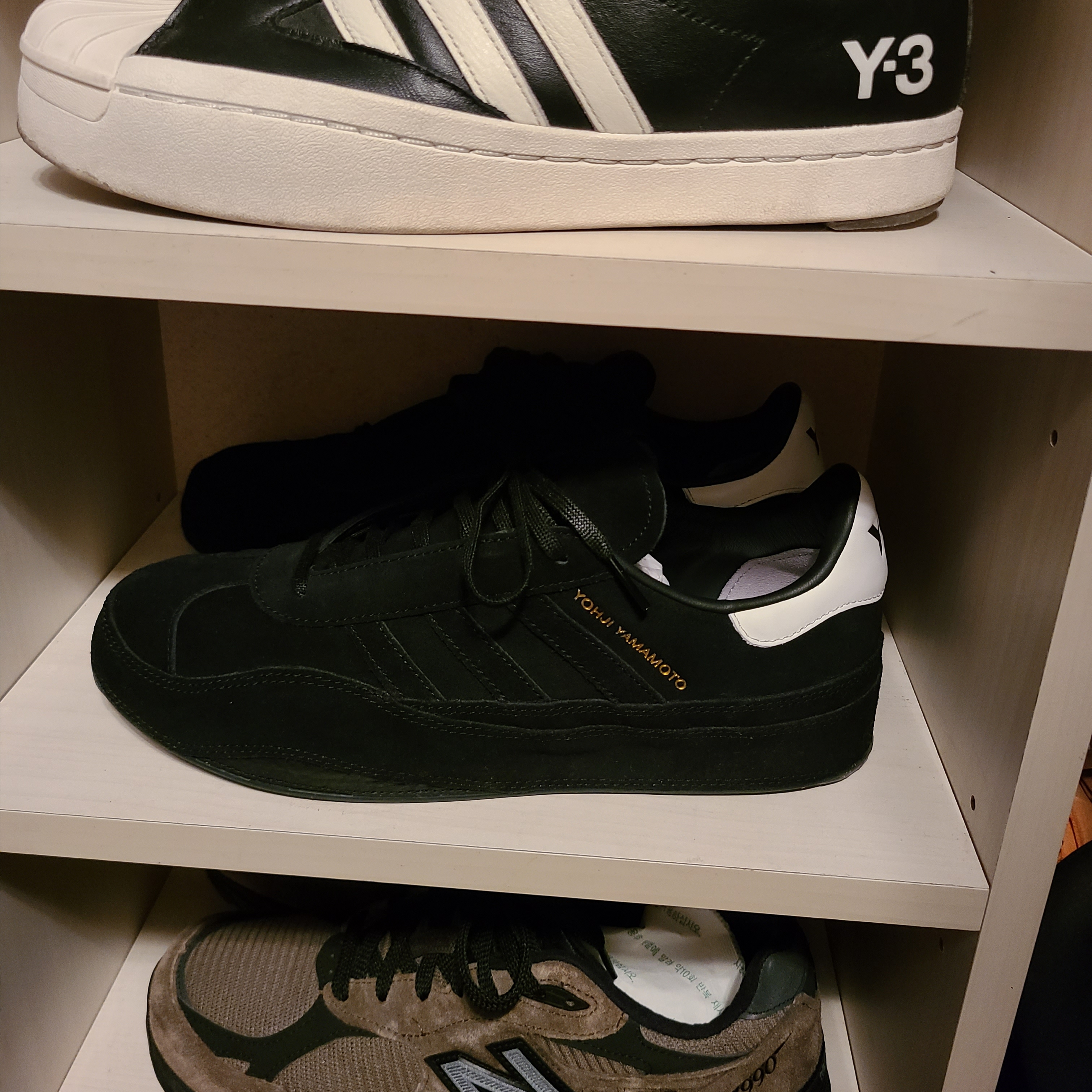 Y-3 Gazelle Black 착용 스타일