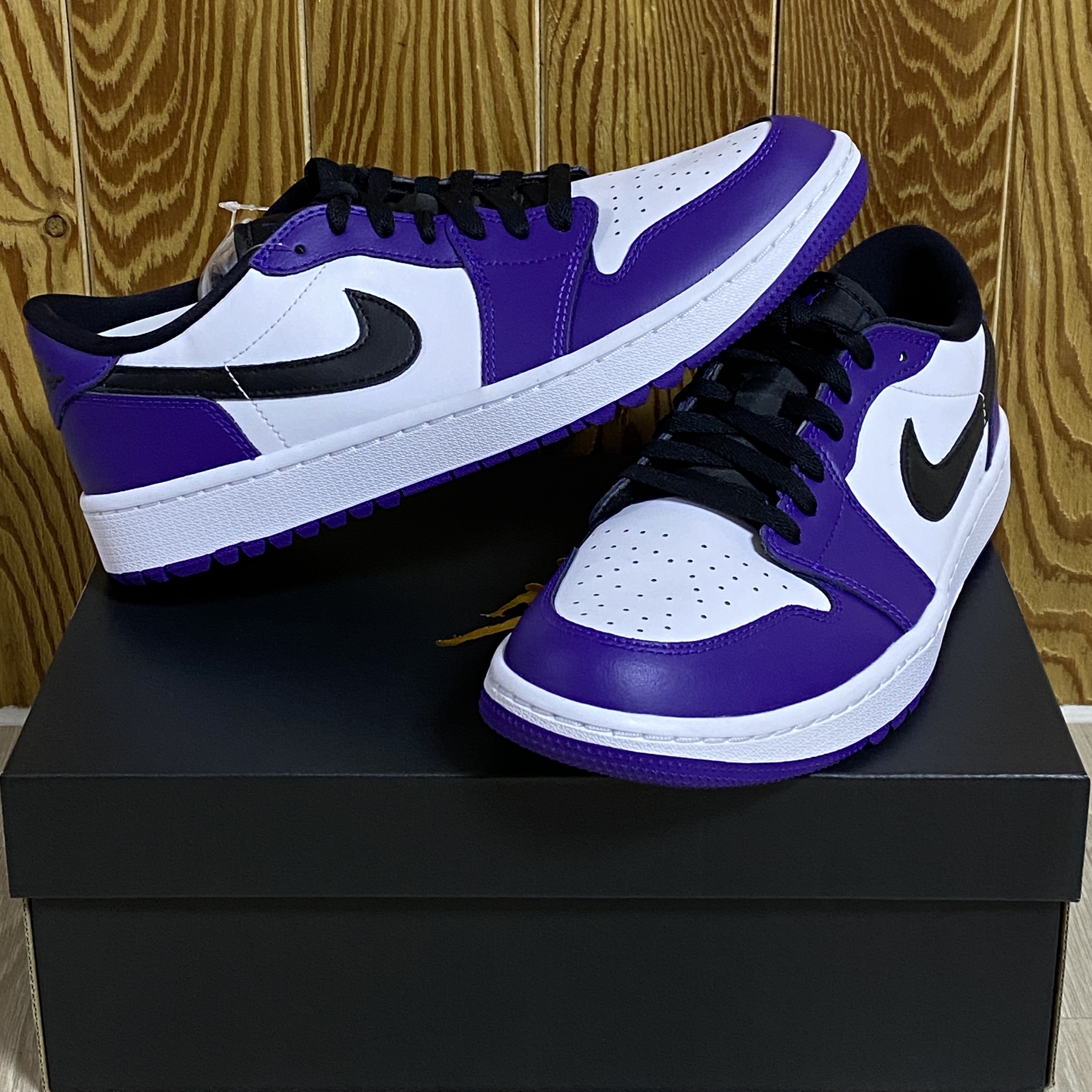 Jordan 1 Low Golf Court Purple 착용 스타일