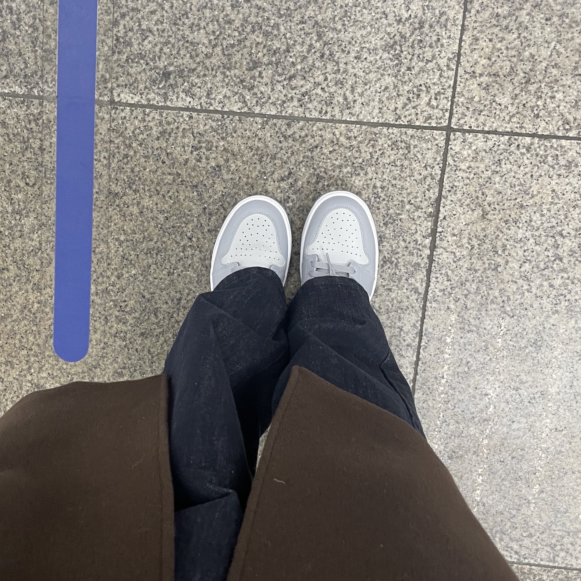 Jordan 1 Low Golf Wolf Grey 착용 스타일 - 2