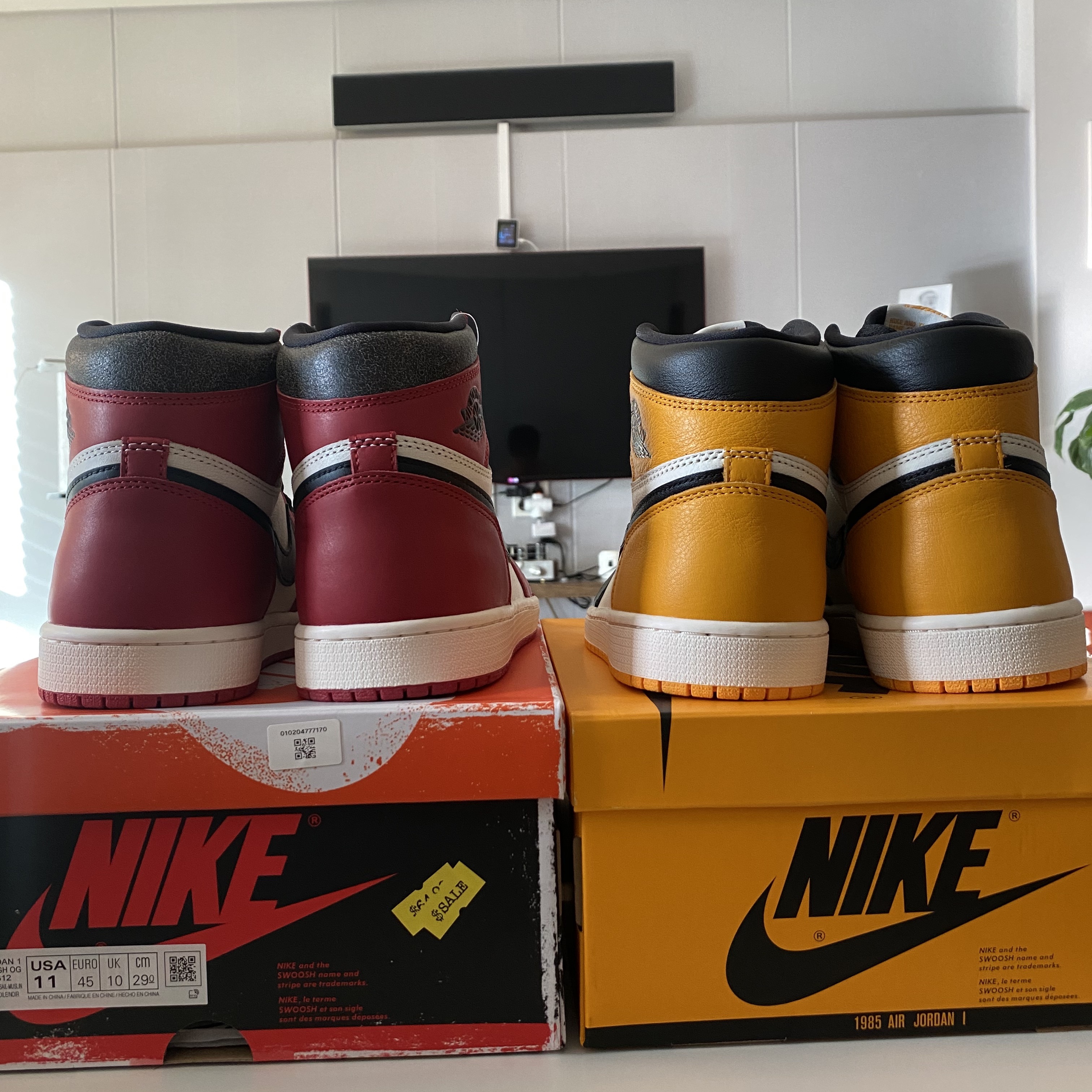 Jordan 1 Retro High OG Chicago 2022, Jordan 1 Retro High OG Taxi 착용 스타일 - 2