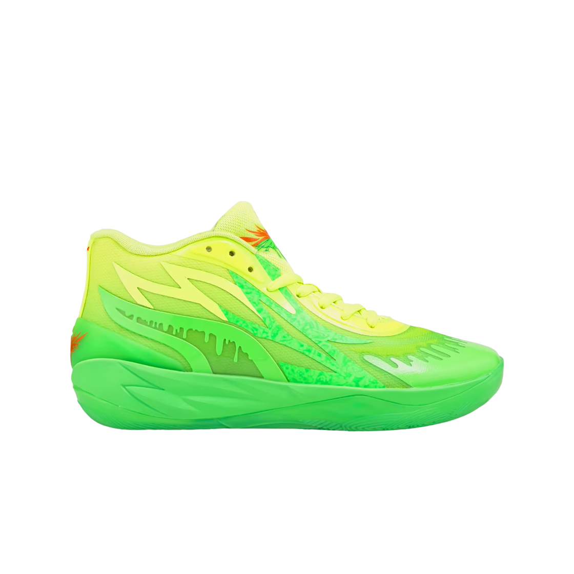 푸마 MB.02 라멜로 볼 플루로 그린 라임 스퀴즈(Puma MB.02 Lamelo Ball Fluro Green Lime Squeeze)