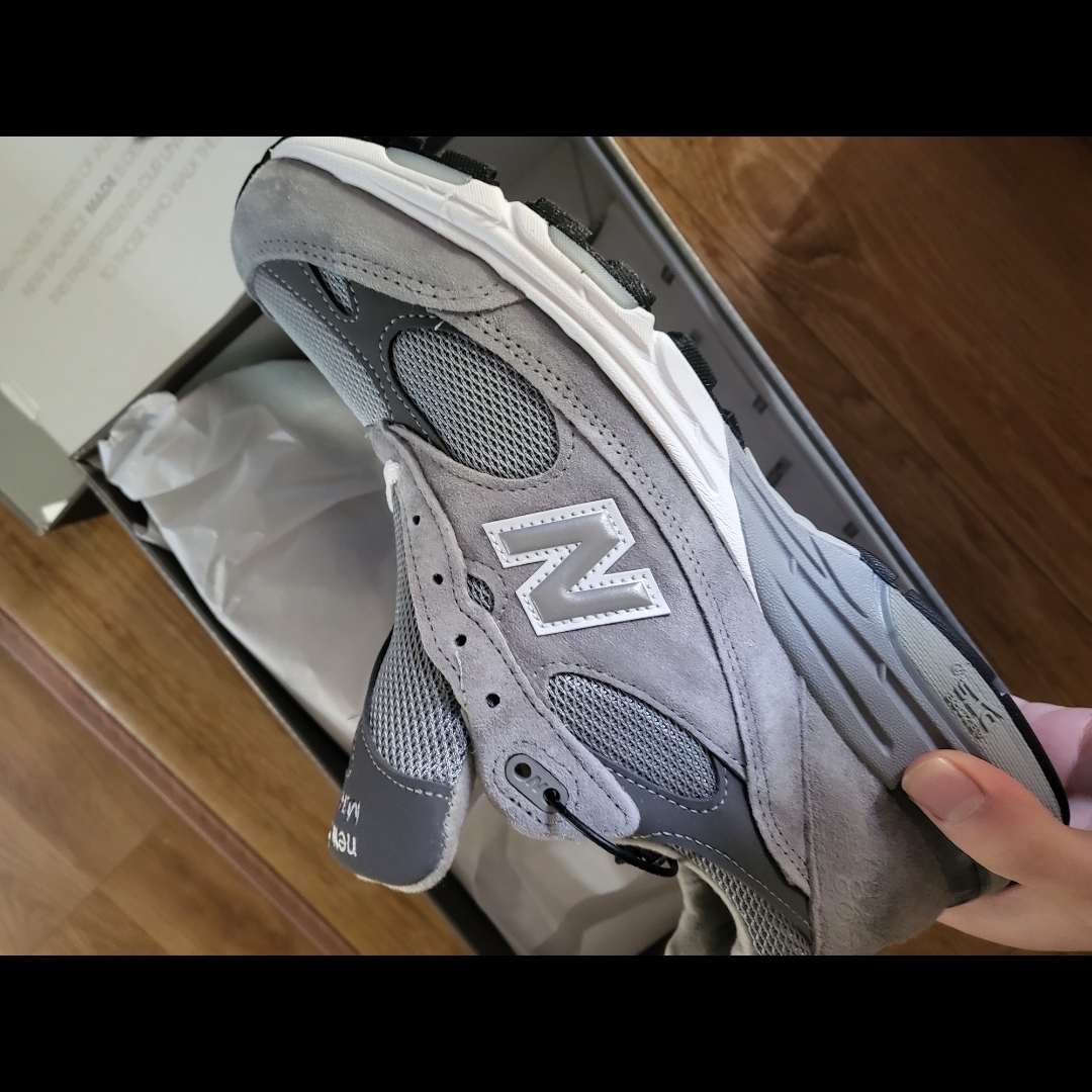 New Balance 993 Made in USA Grey - D Standard 착용 스타일