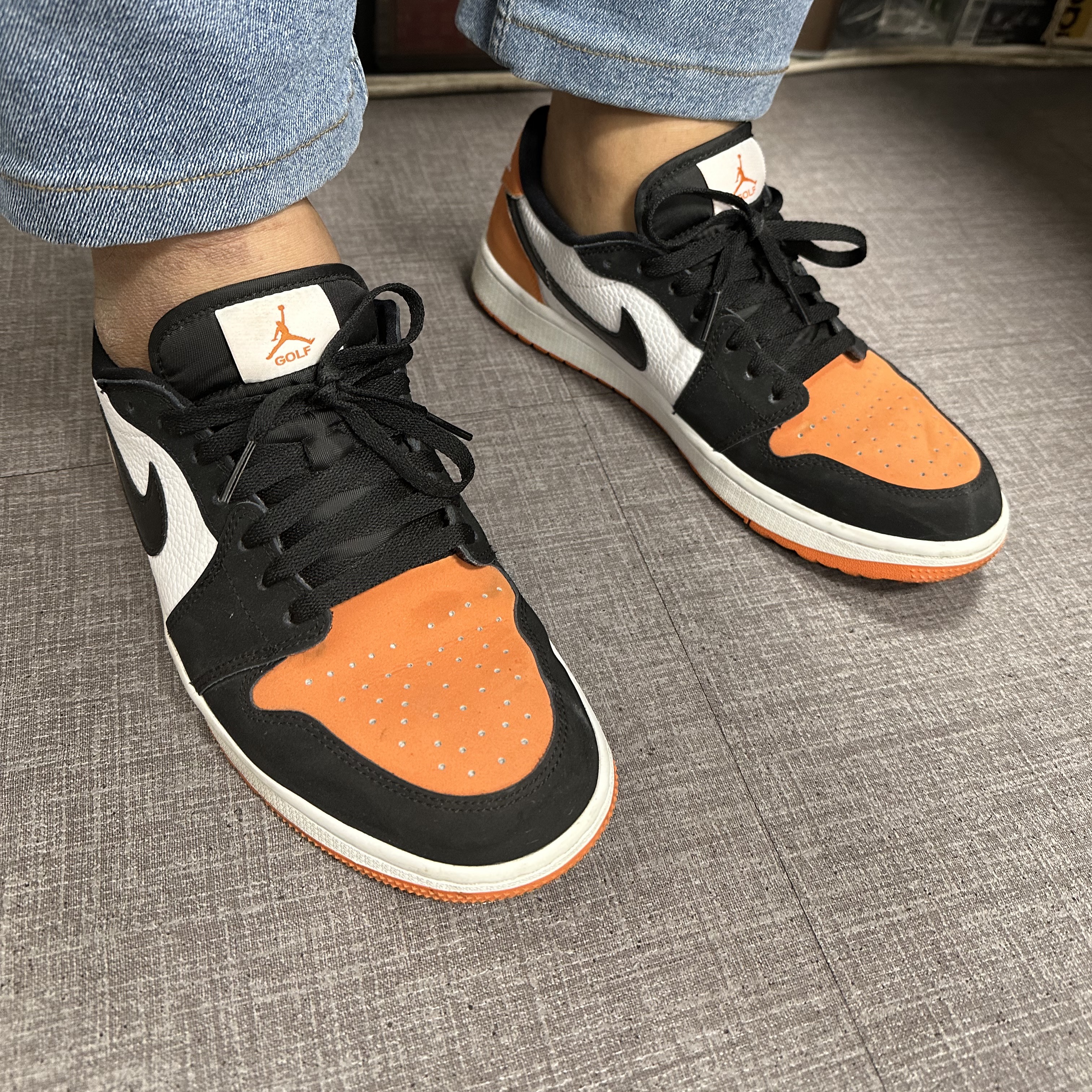 Jordan 1 Low Golf Starfish 착용 스타일