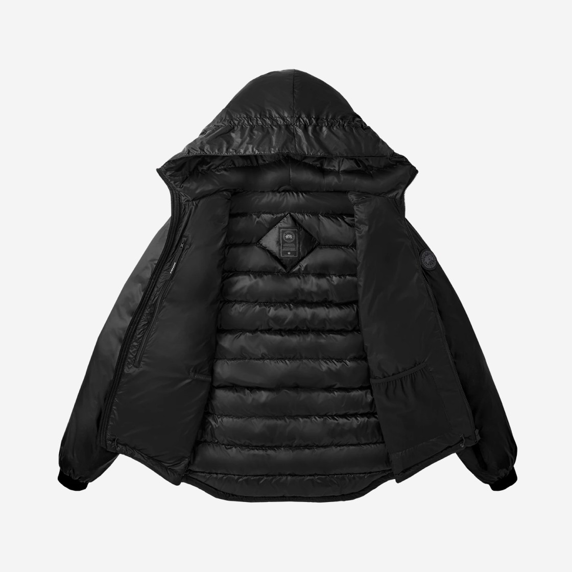 Canada Goose Lodge Hoody Black Label Black Shine 상세 이미지 2